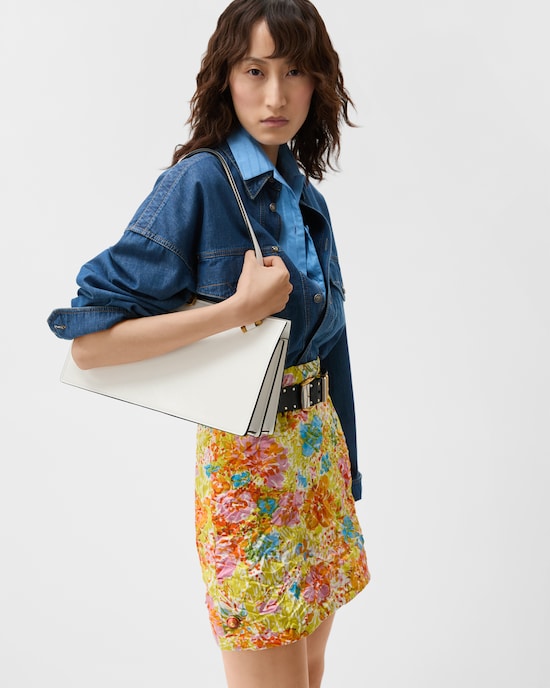 Severine Leather Tote White 2