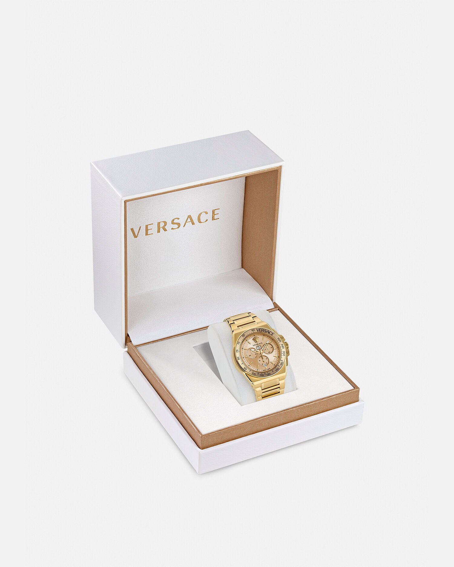 Greca Extreme Chrono Watch Gold | Versace US