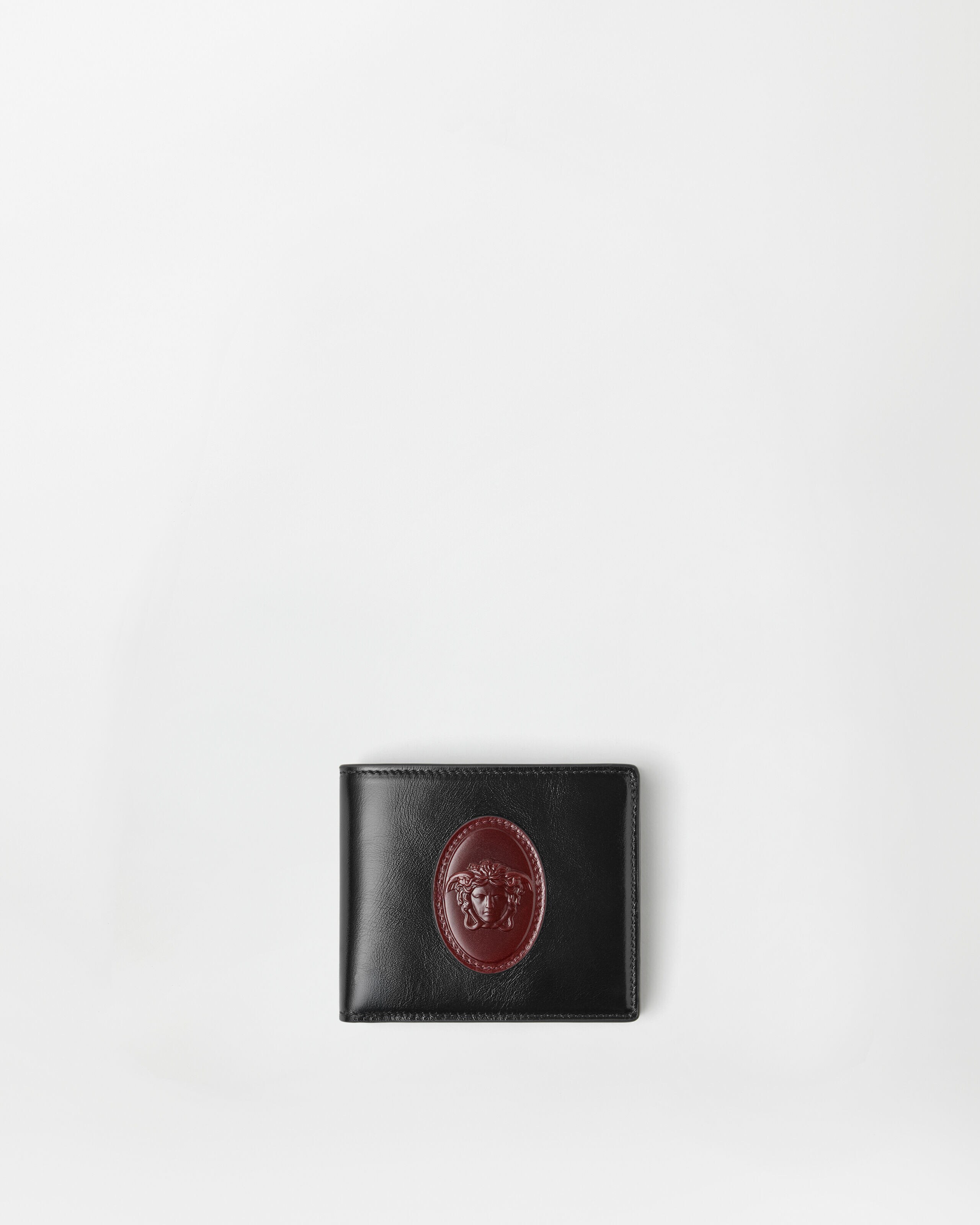 Versace roomy leather wallet