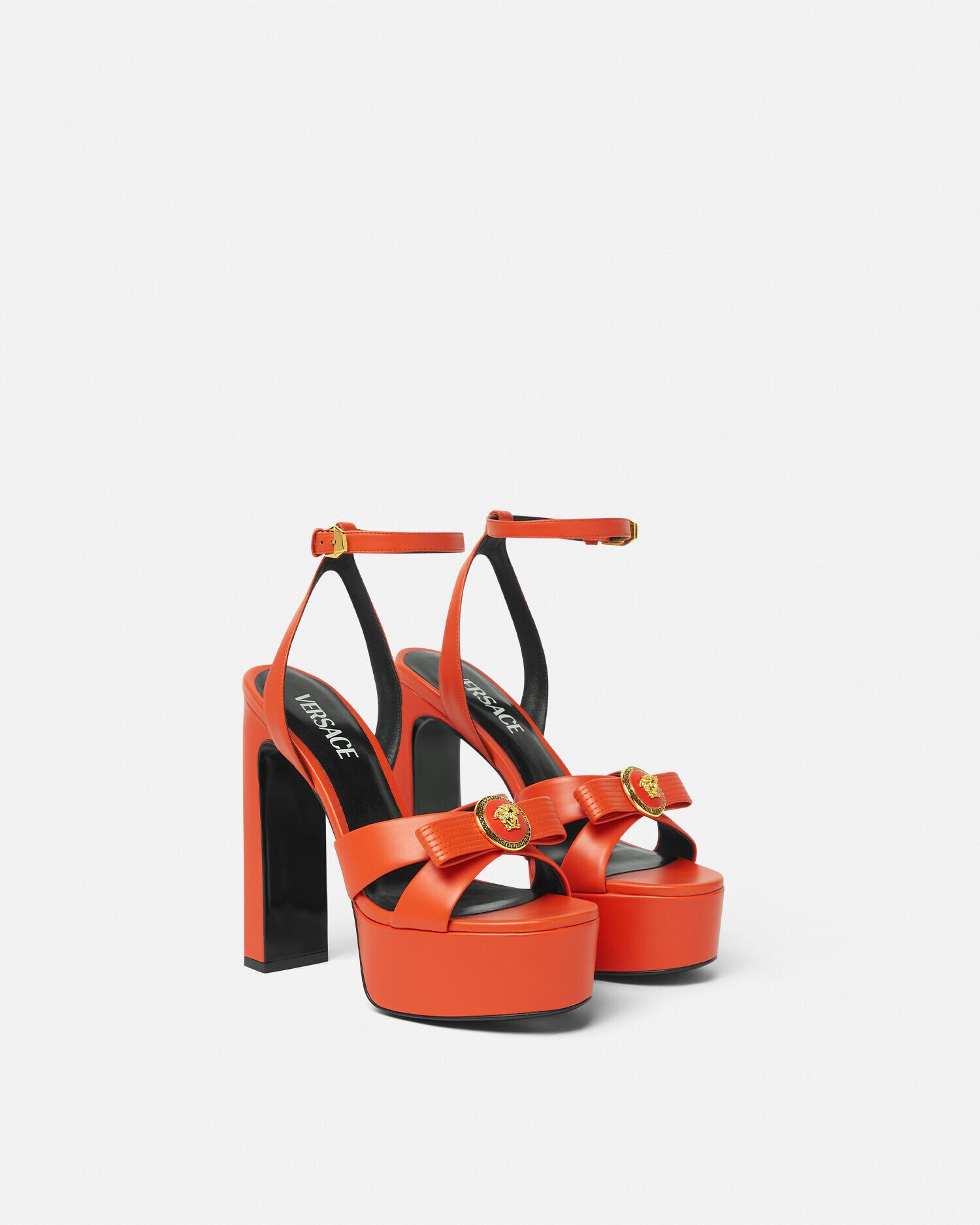 Gianni Ribbon Pumps and Flats | VERSACE US Gianni Ribbon Pumps and Flats | VERSACE US