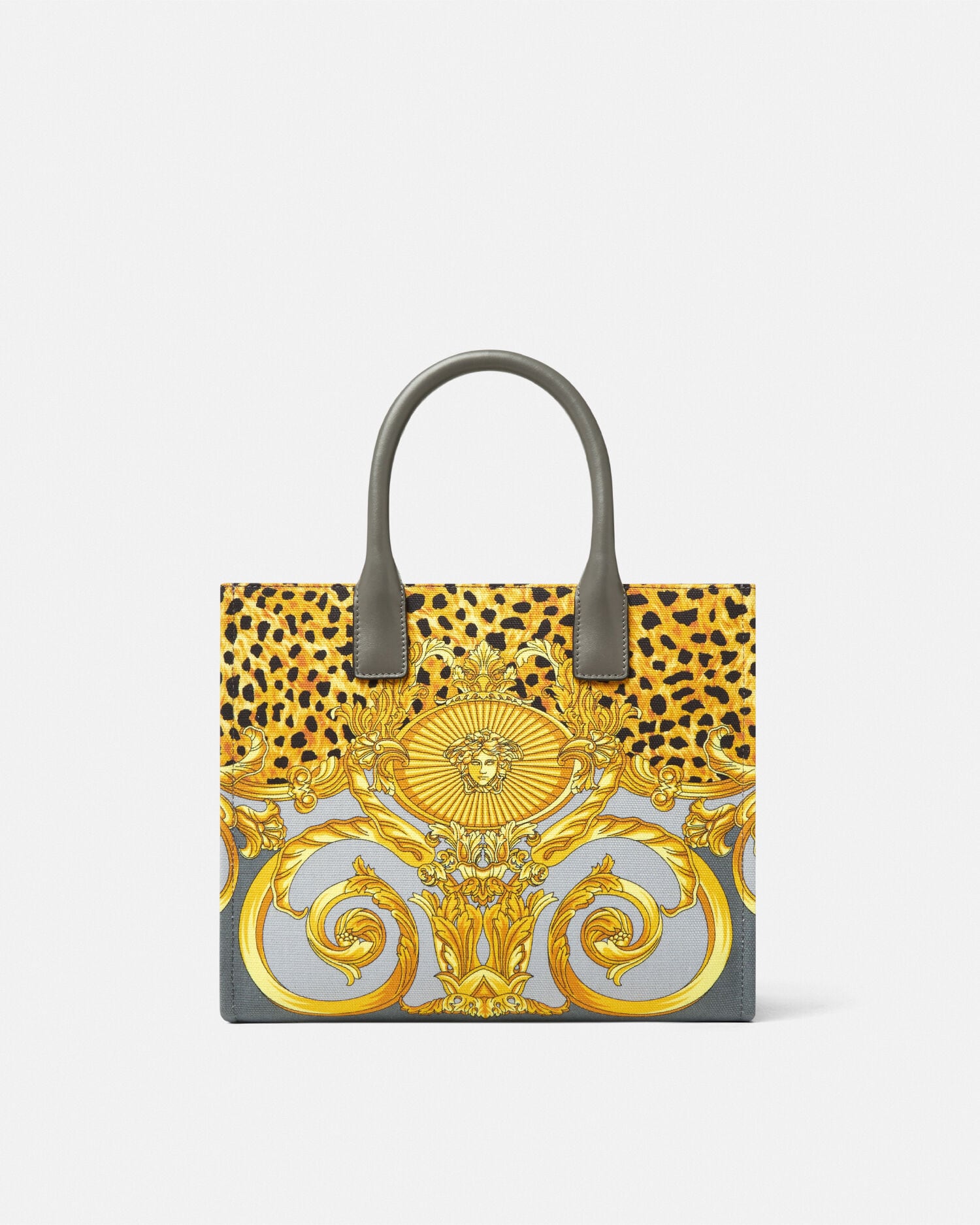 Cheetah Foulard La Medusa Small Tote Bag