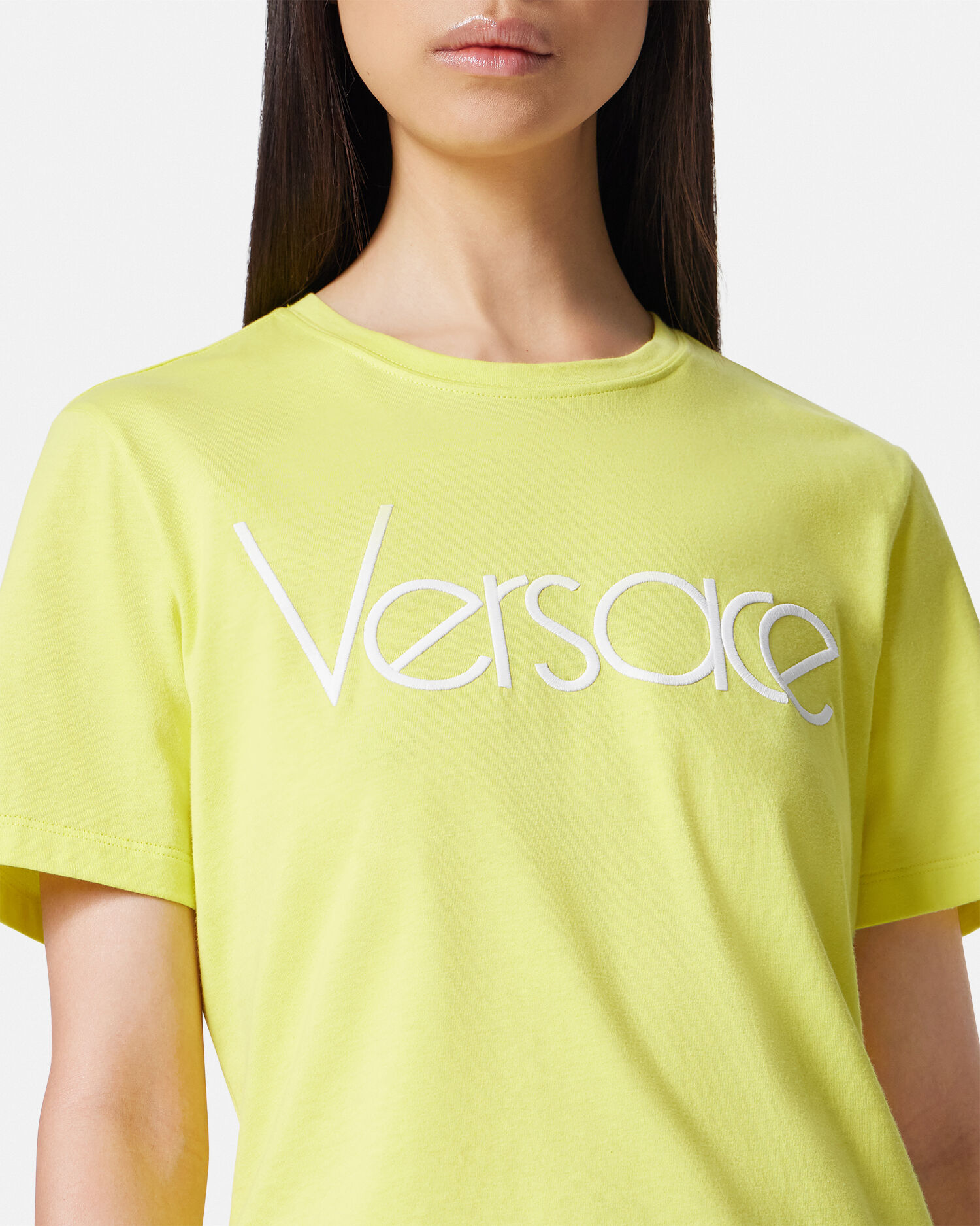Yellow versace t shirt hotsell