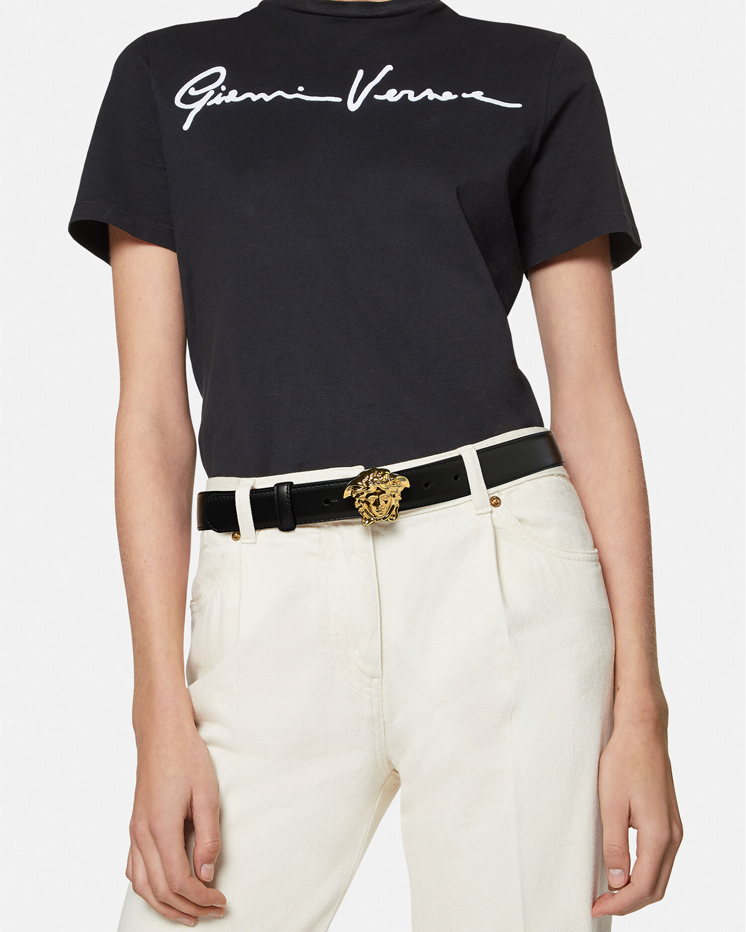 Versace dress belt sale