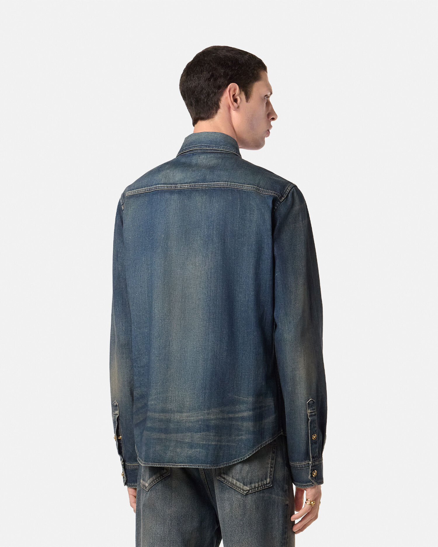 Denim Overshirt | VERSACE CA