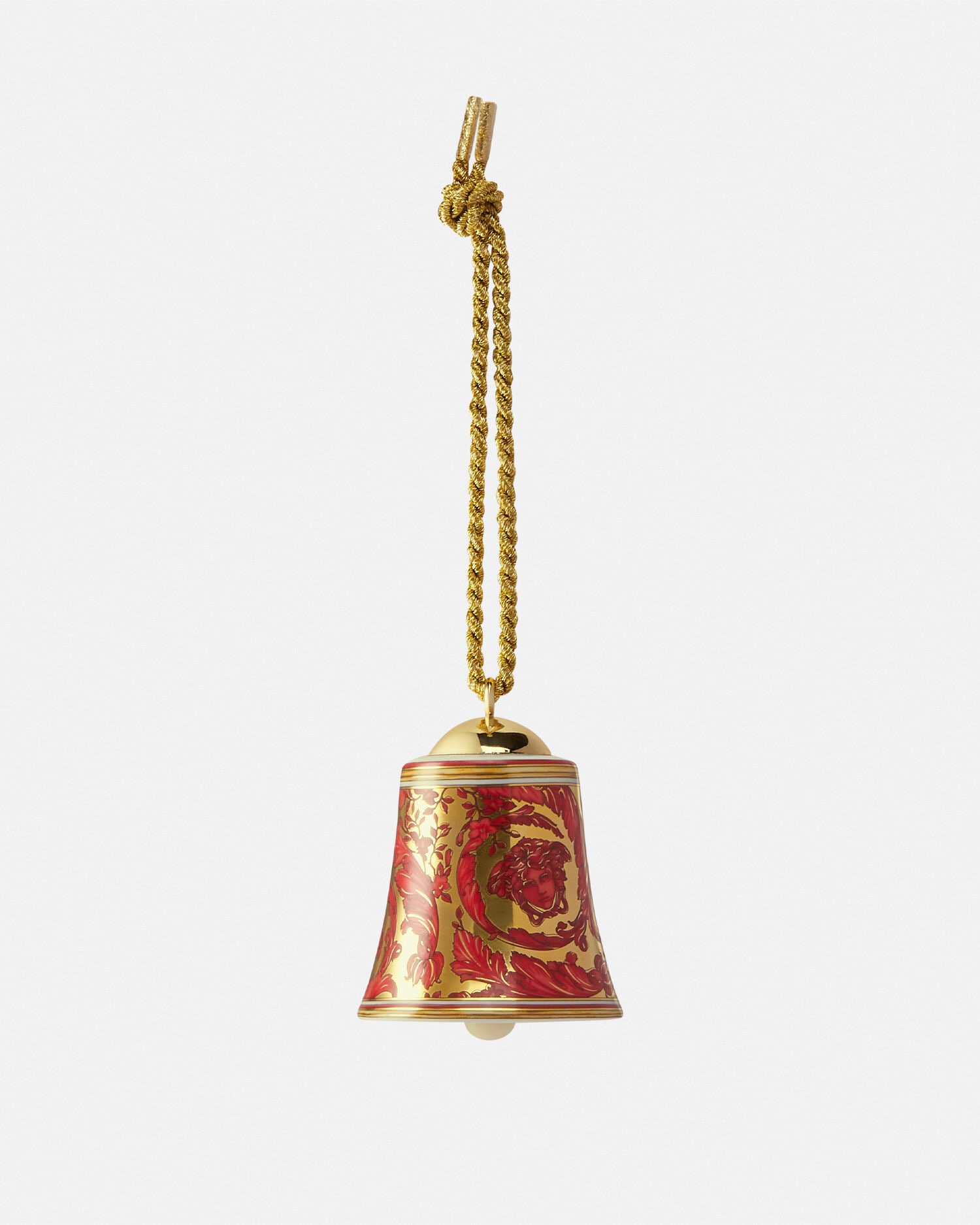 Medusa Garland Bell Red,Gold | VERSACE US