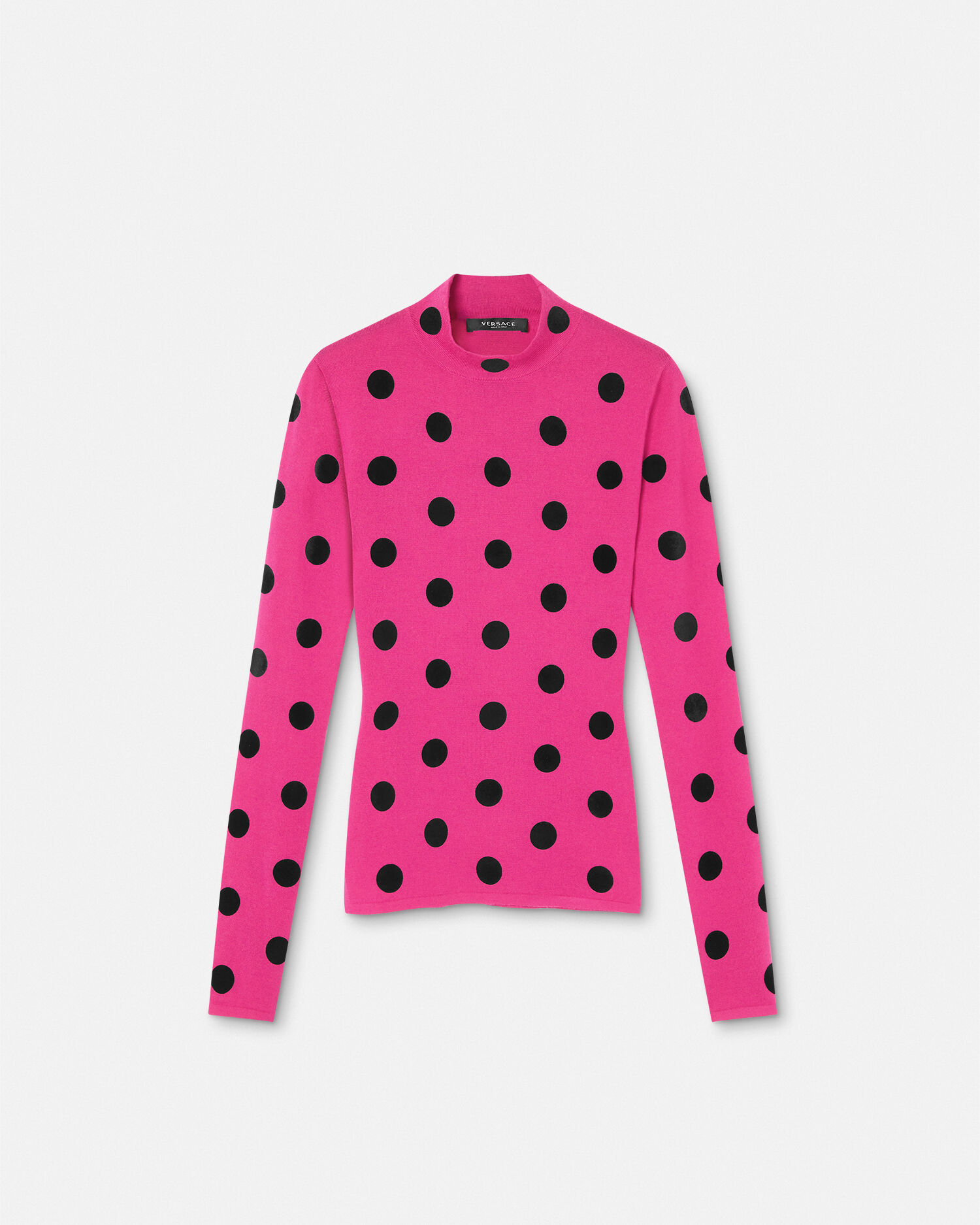 Polka dot shop turtleneck