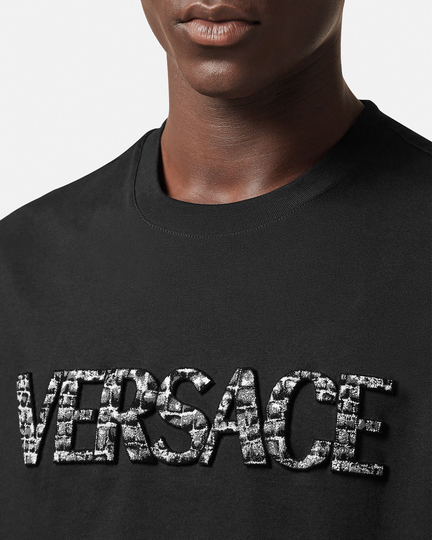 Versace black top t shirt