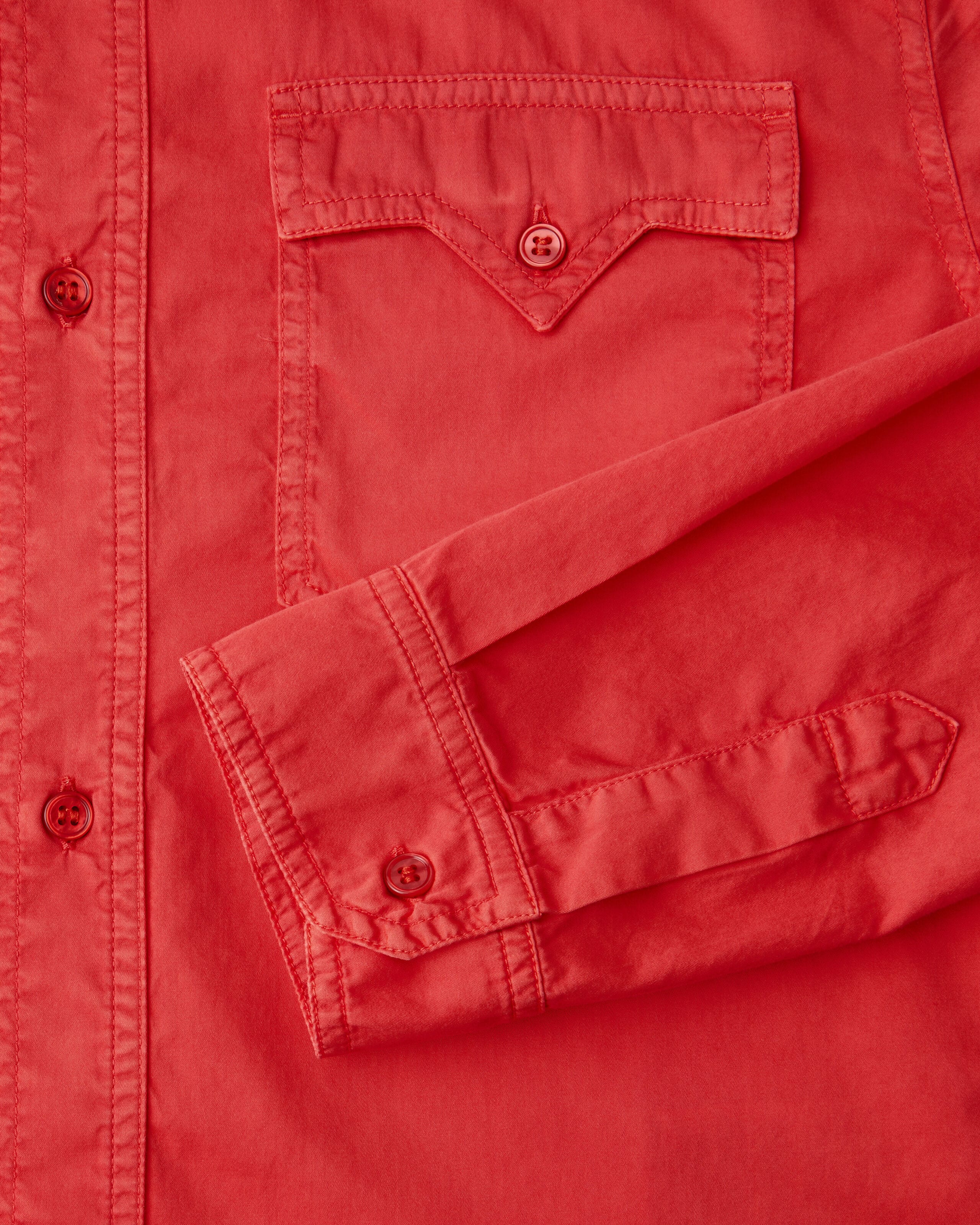 Cotton Regular Shirt Red | VERSACE US