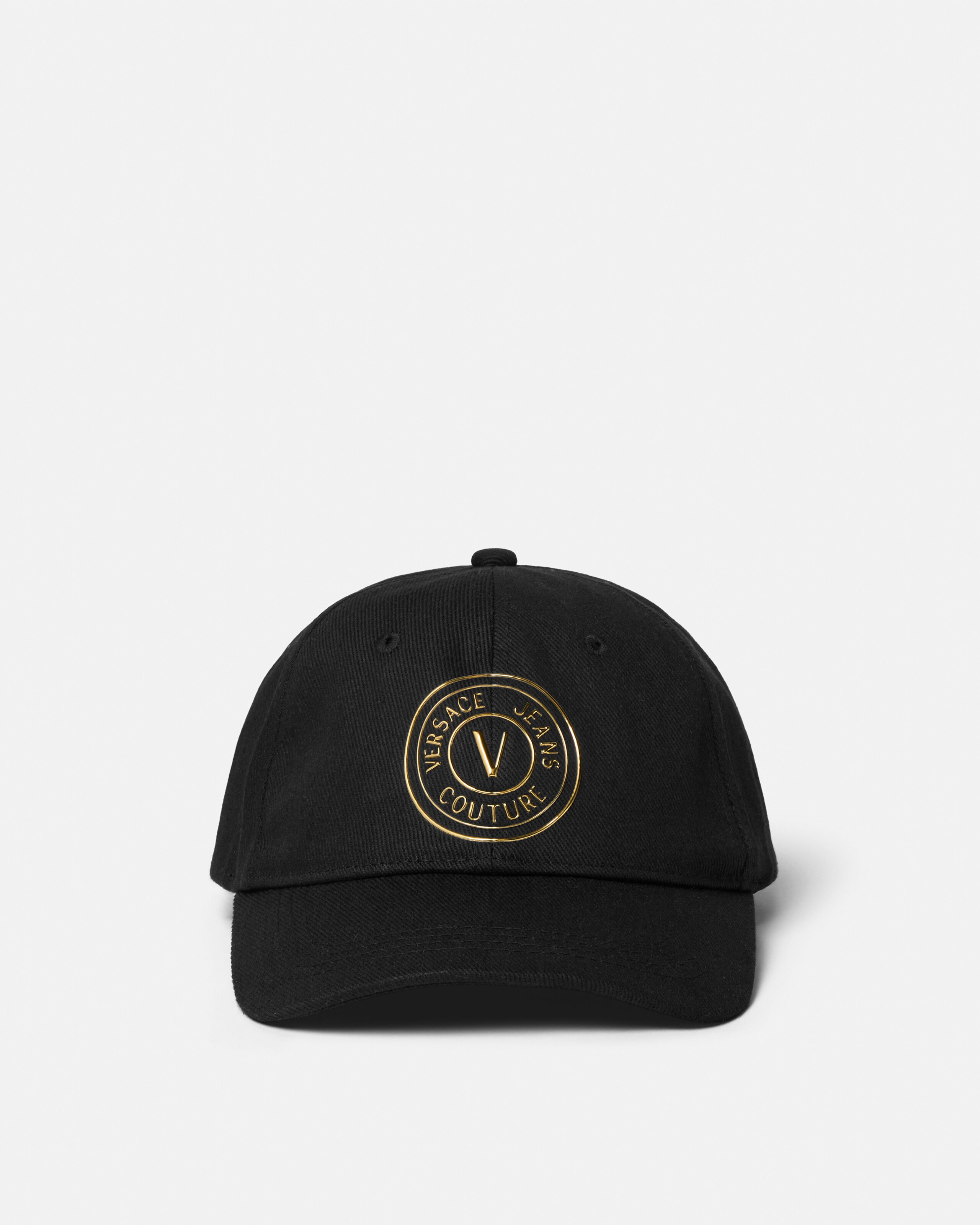 Canvas Baseball Cap Black,Gold | VERSACE