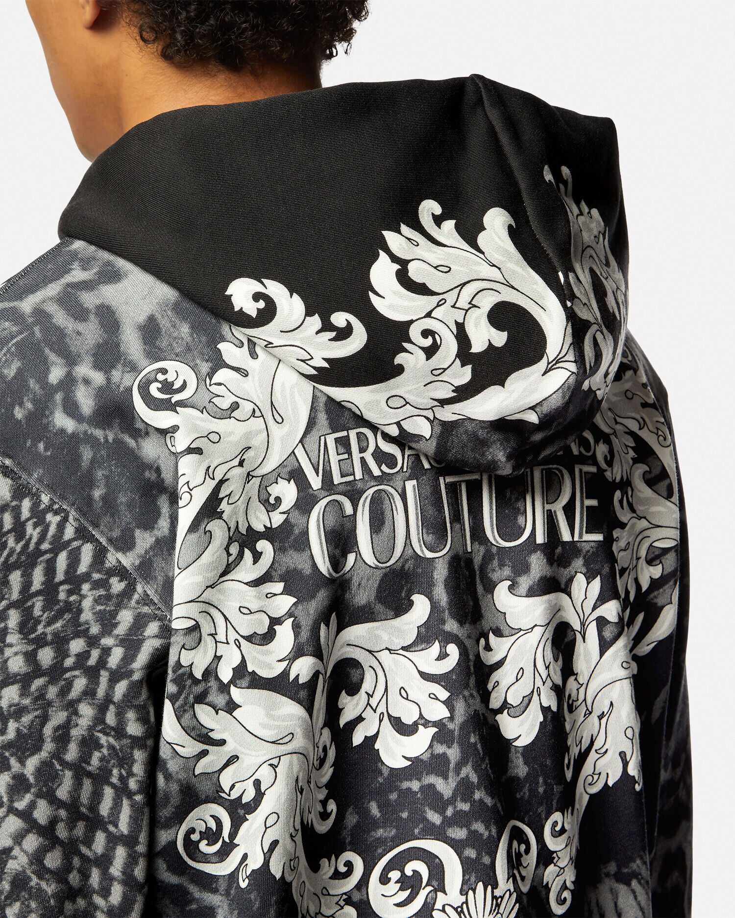 Versace zip top hoodie