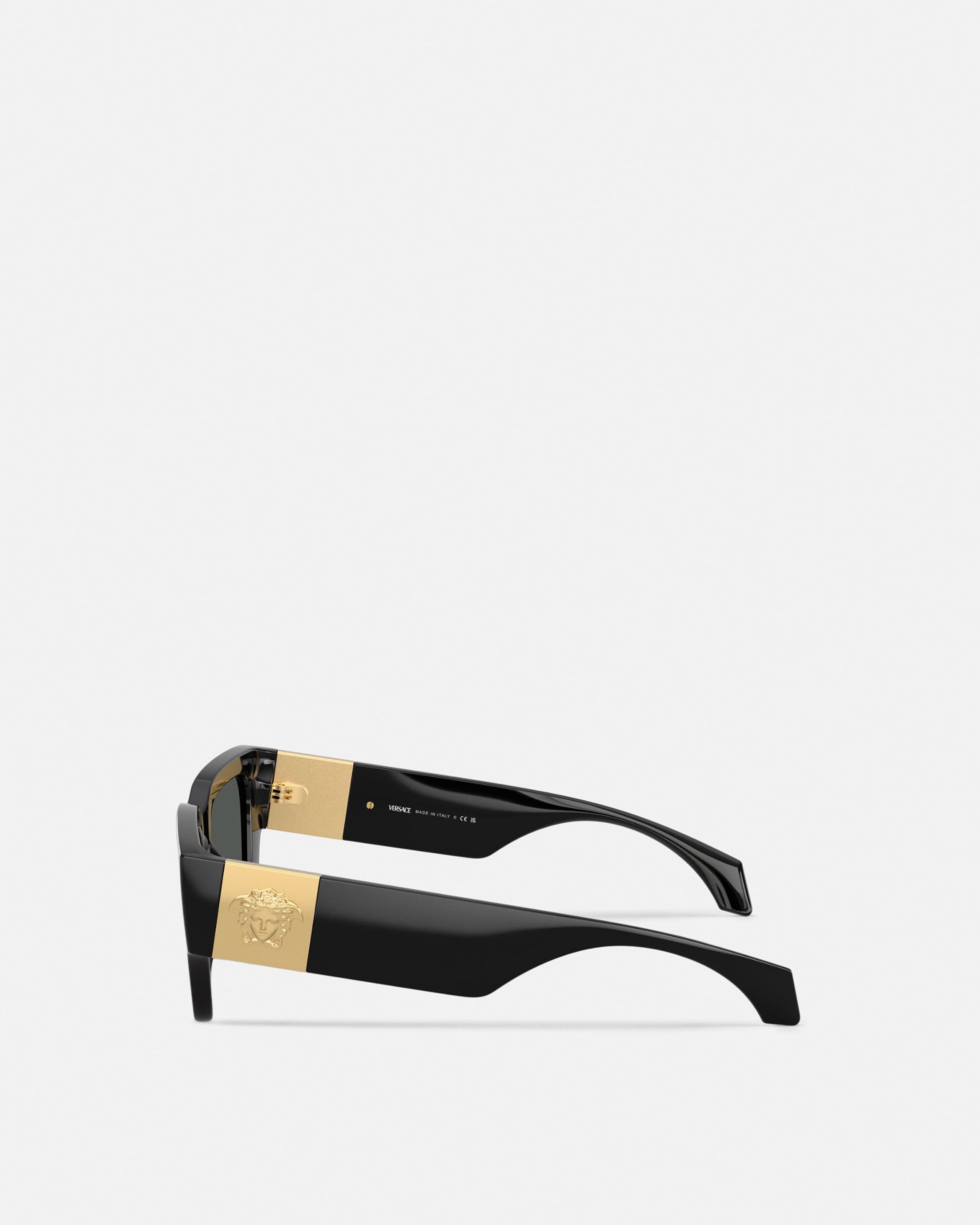 Medusa Plaque Sunglasses