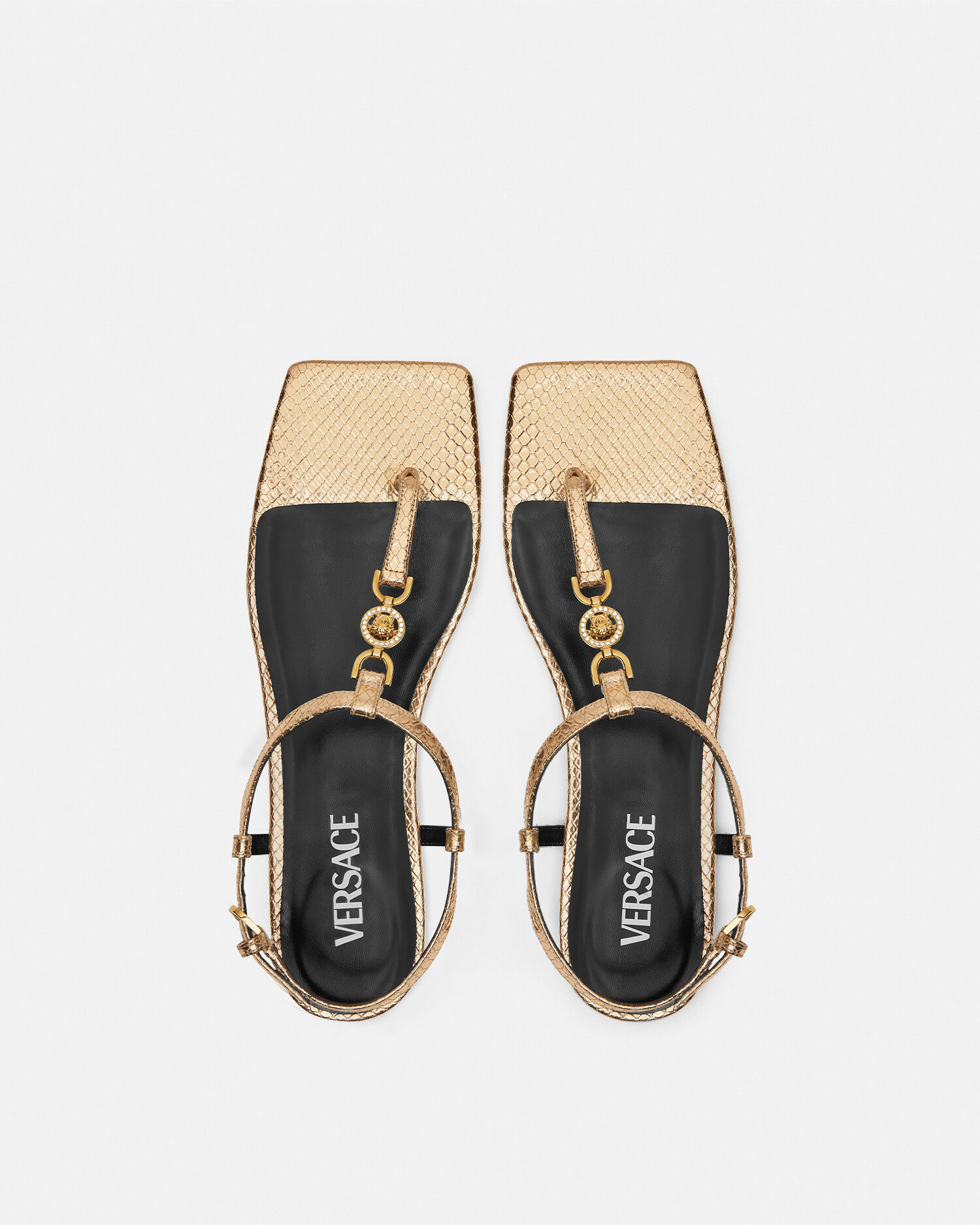 Crystal Medusa 95 Flat Sandals