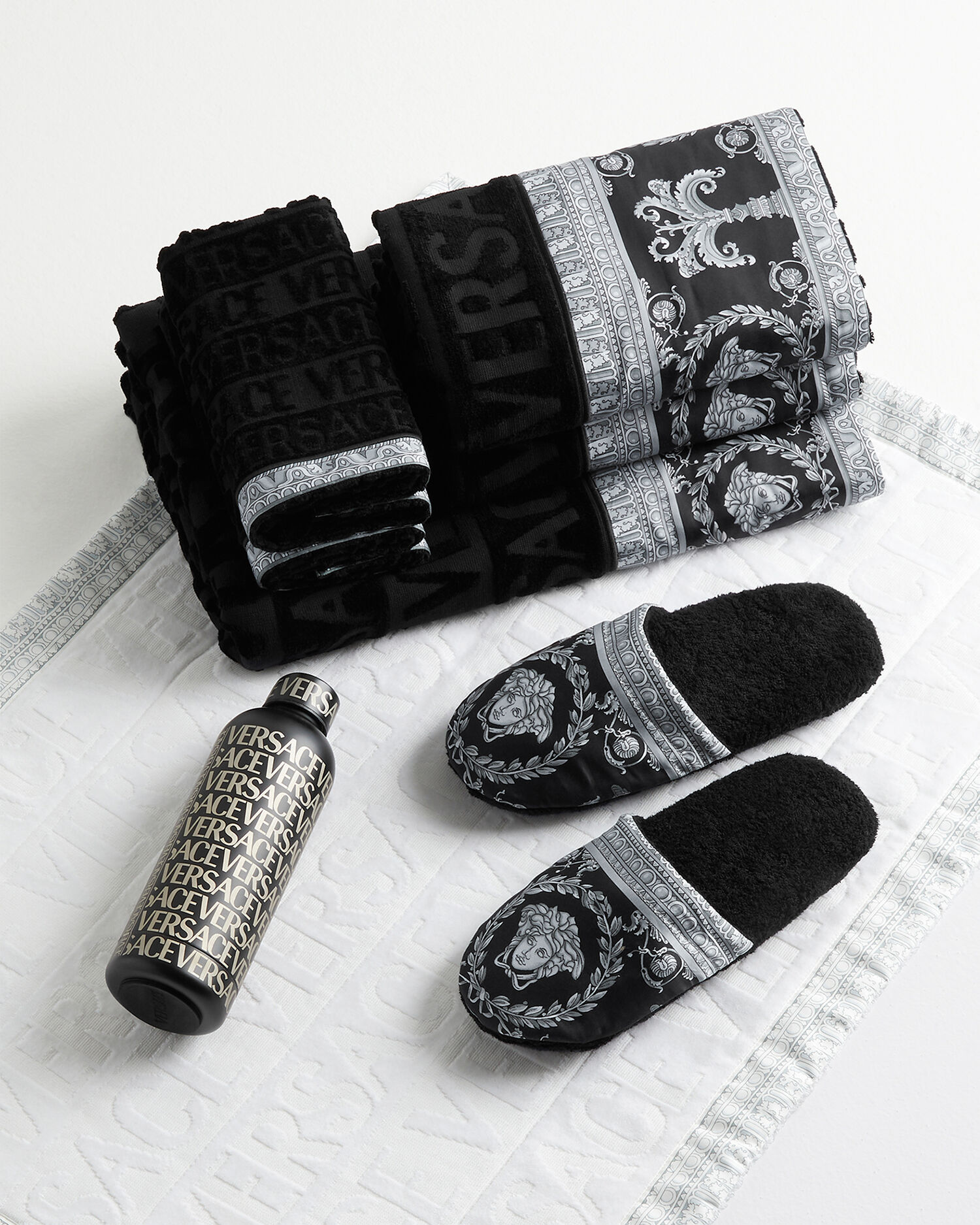 Versace clearance style towels
