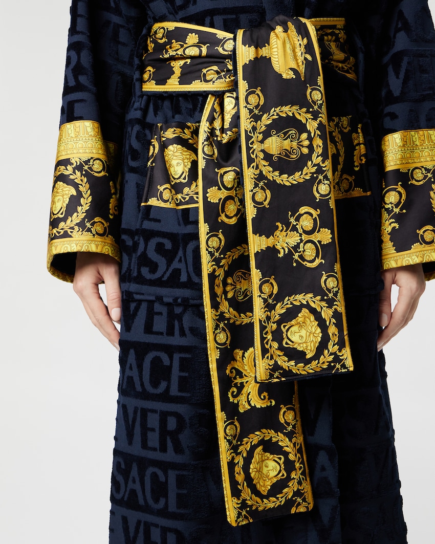 Versace Home Accappatoio I ♡ Baroque Blu 3