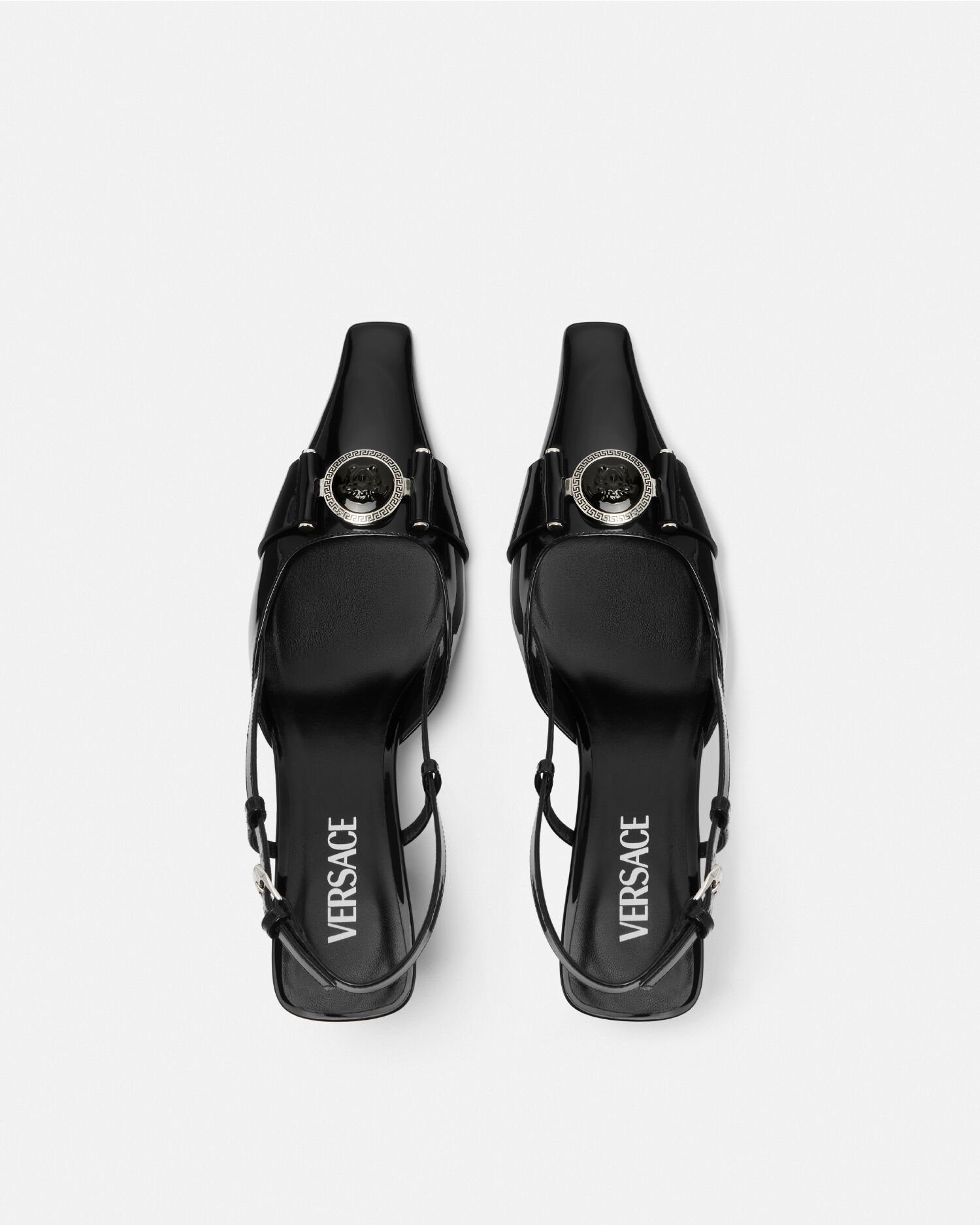 Versace shop buckle shoes