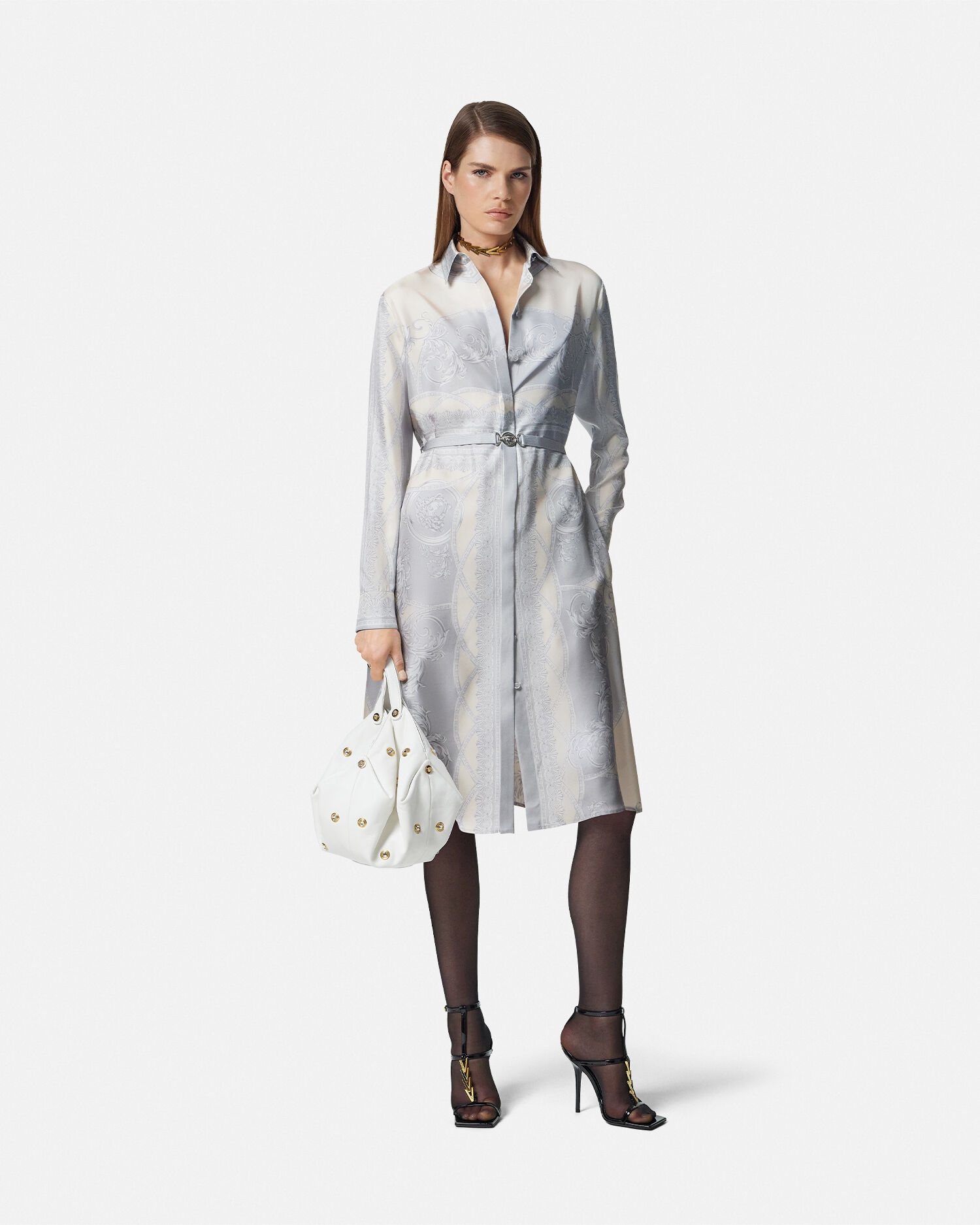 Versace shirt dress top