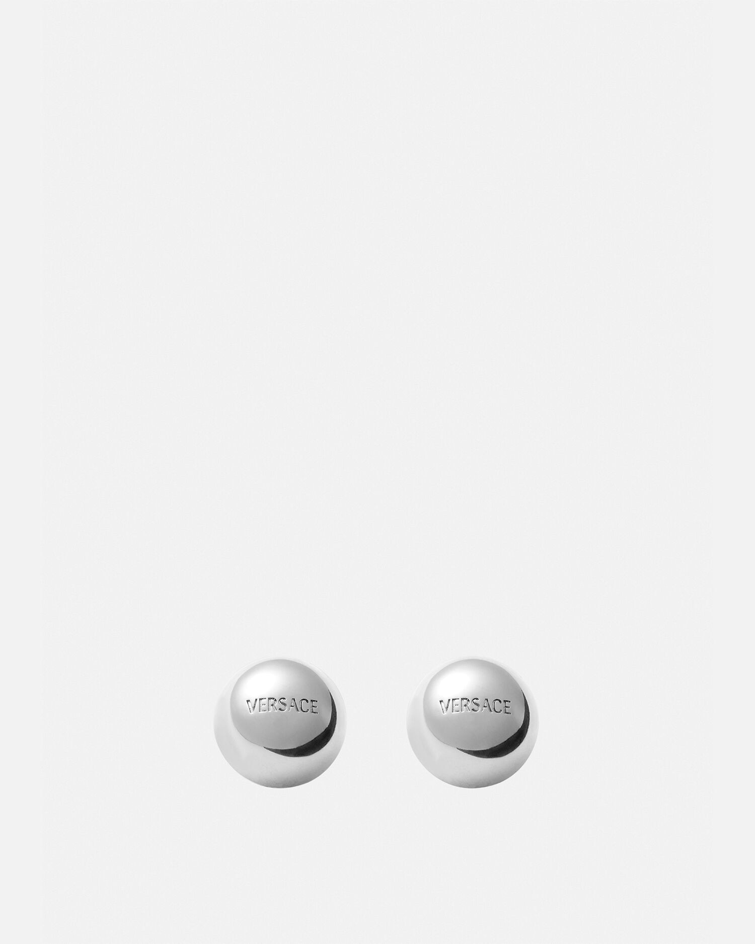 Silver sales versace earrings