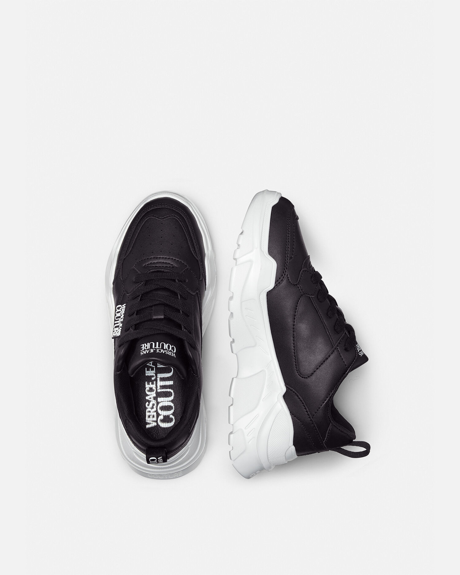 Womens black versace trainers new arrivals