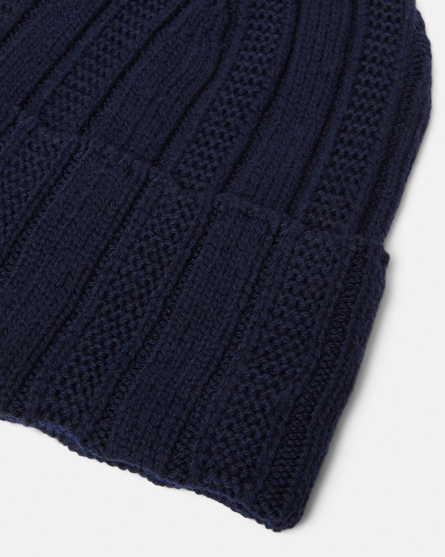 Medusa Ribbed Knit Beanie