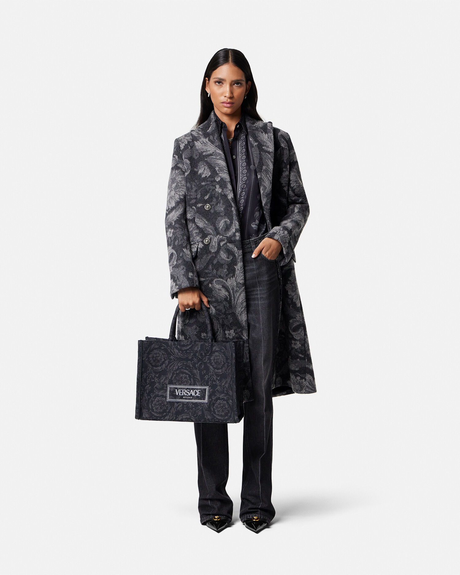 Coats versace best sale