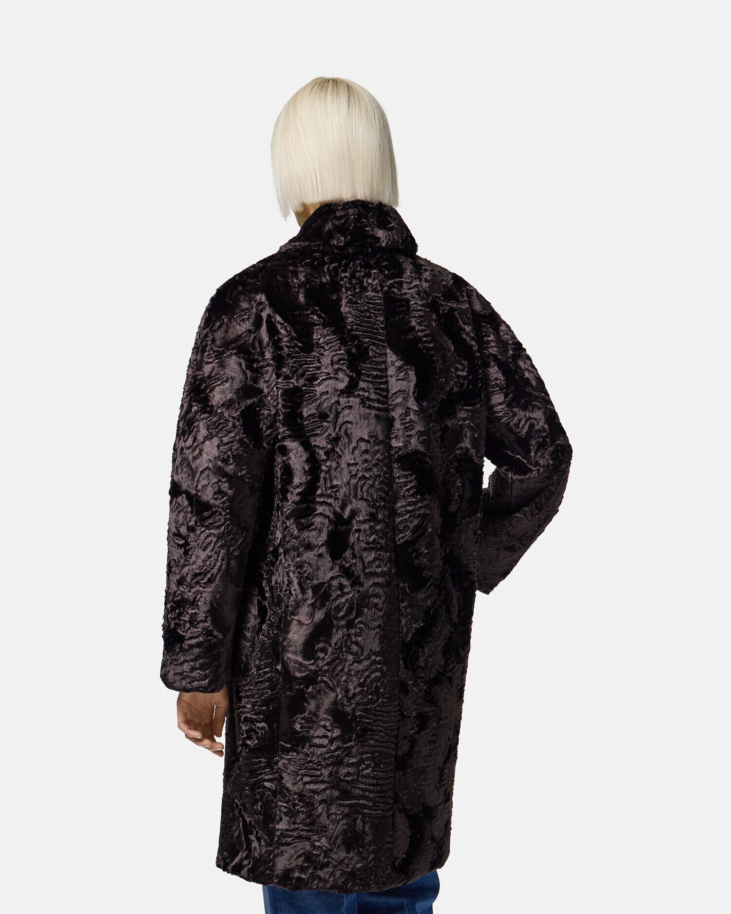 Versace on sale fur coat
