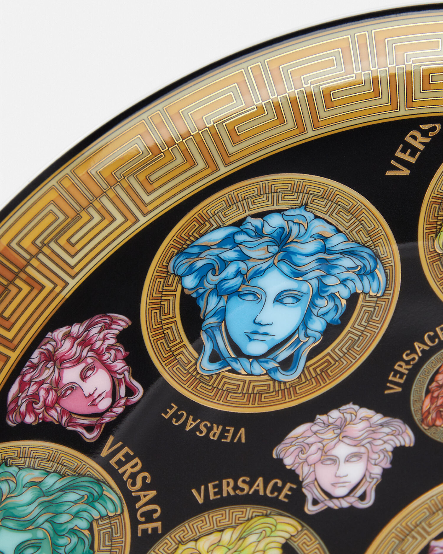 Versace medusa sales plate