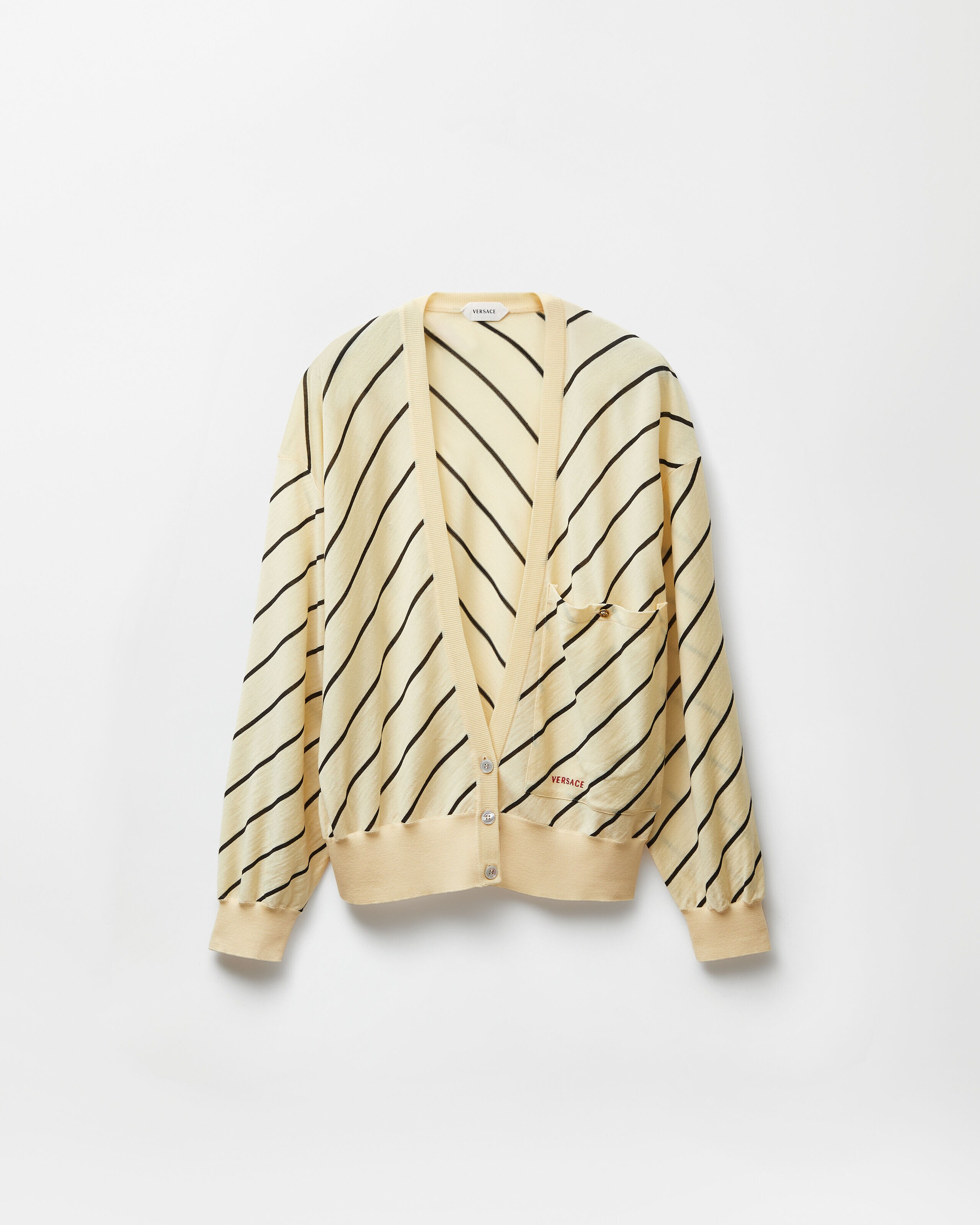 カーディガン PERVERZE 21SS Wave Stripe Narrow Dress Vertical striped dress for women I Desigual.com