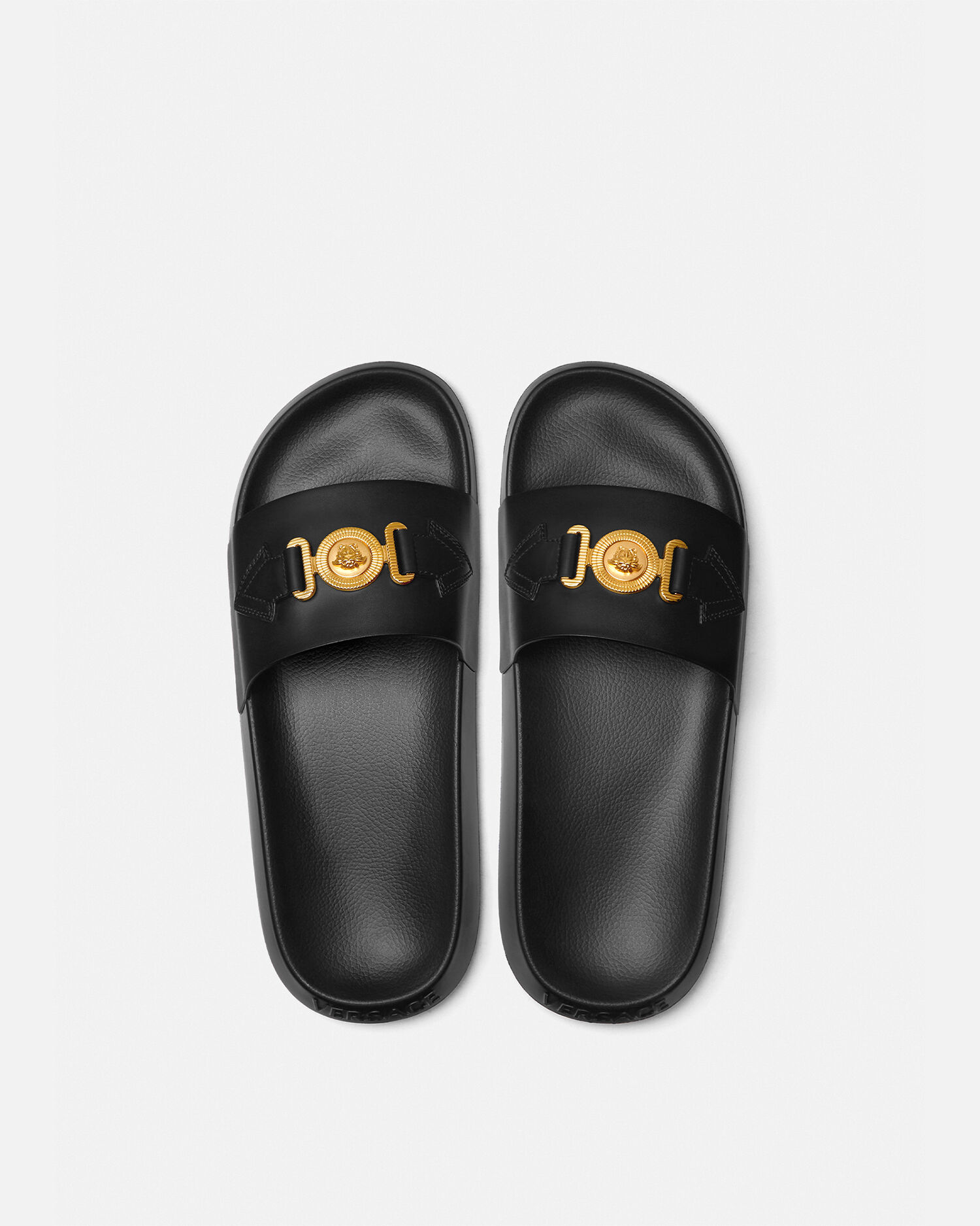 Versace medusa sliders cheap