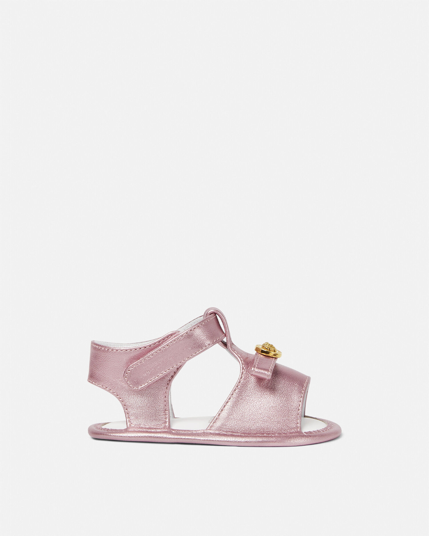 Medusa Baby Metallic Sandals Pink VERSACE US
