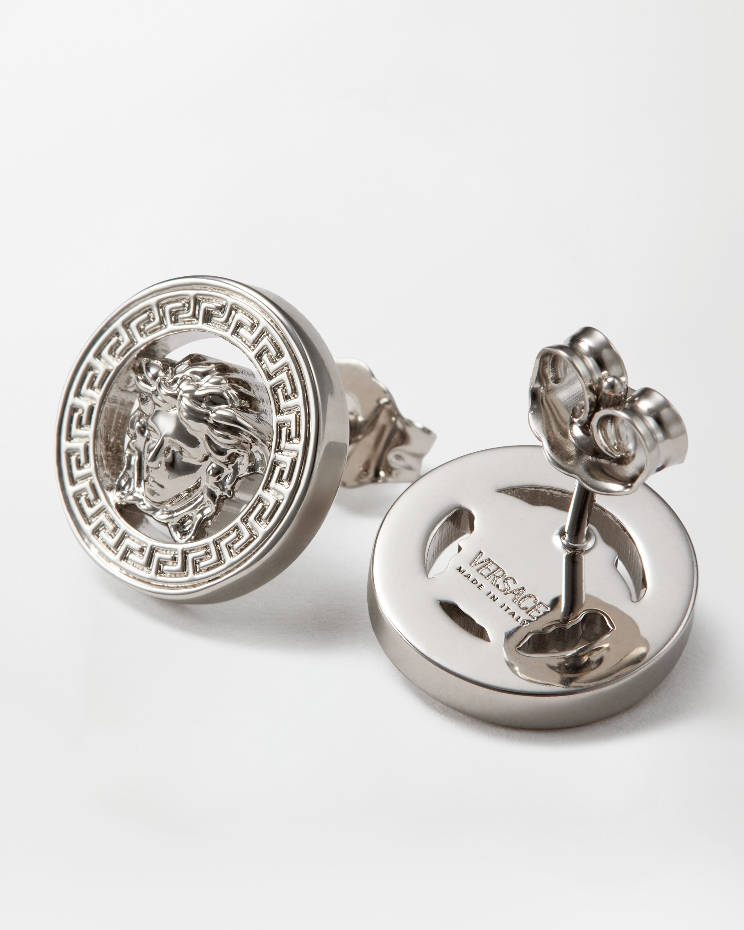 Medusa '95 Earrings Silver | VERSACE US