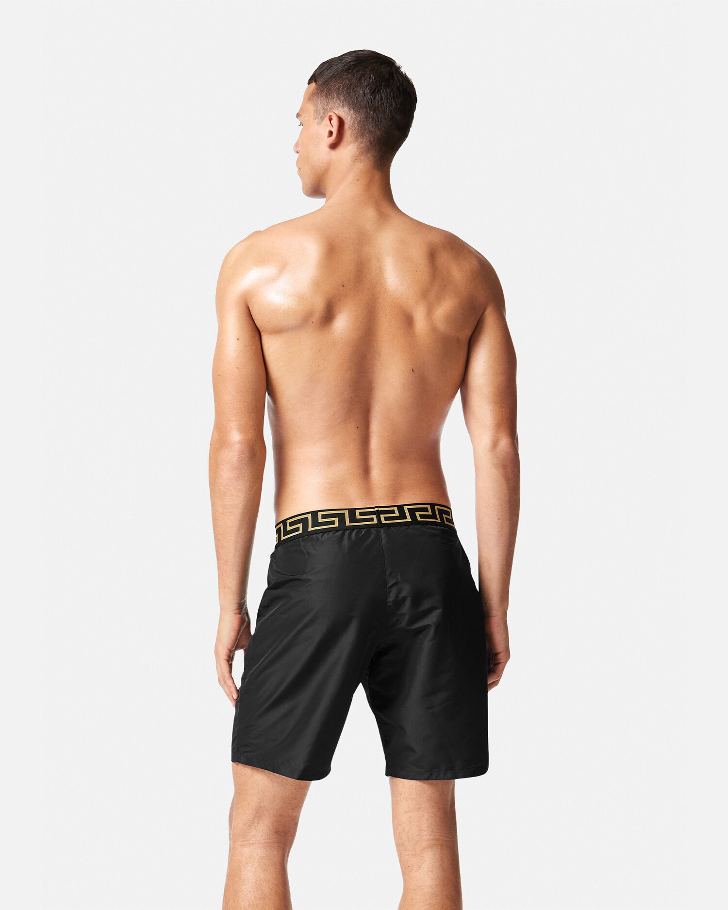 Versace swim trunks white store
