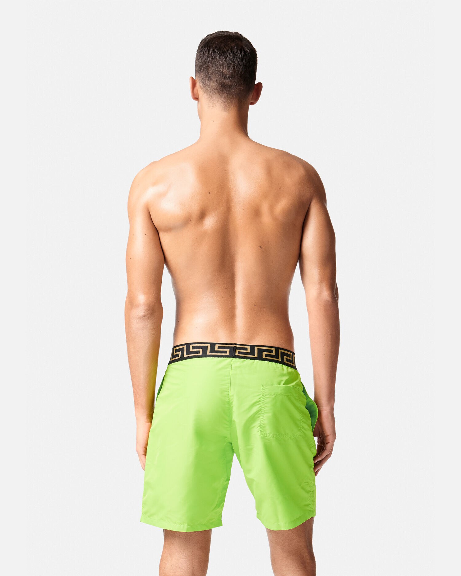 Versace greca store border swim shorts