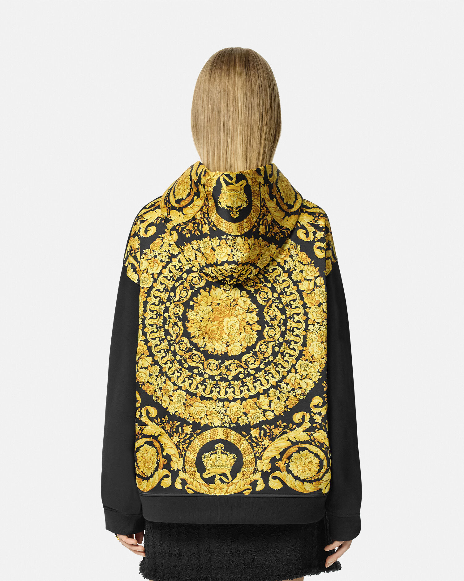Versace baroque hoodie discount