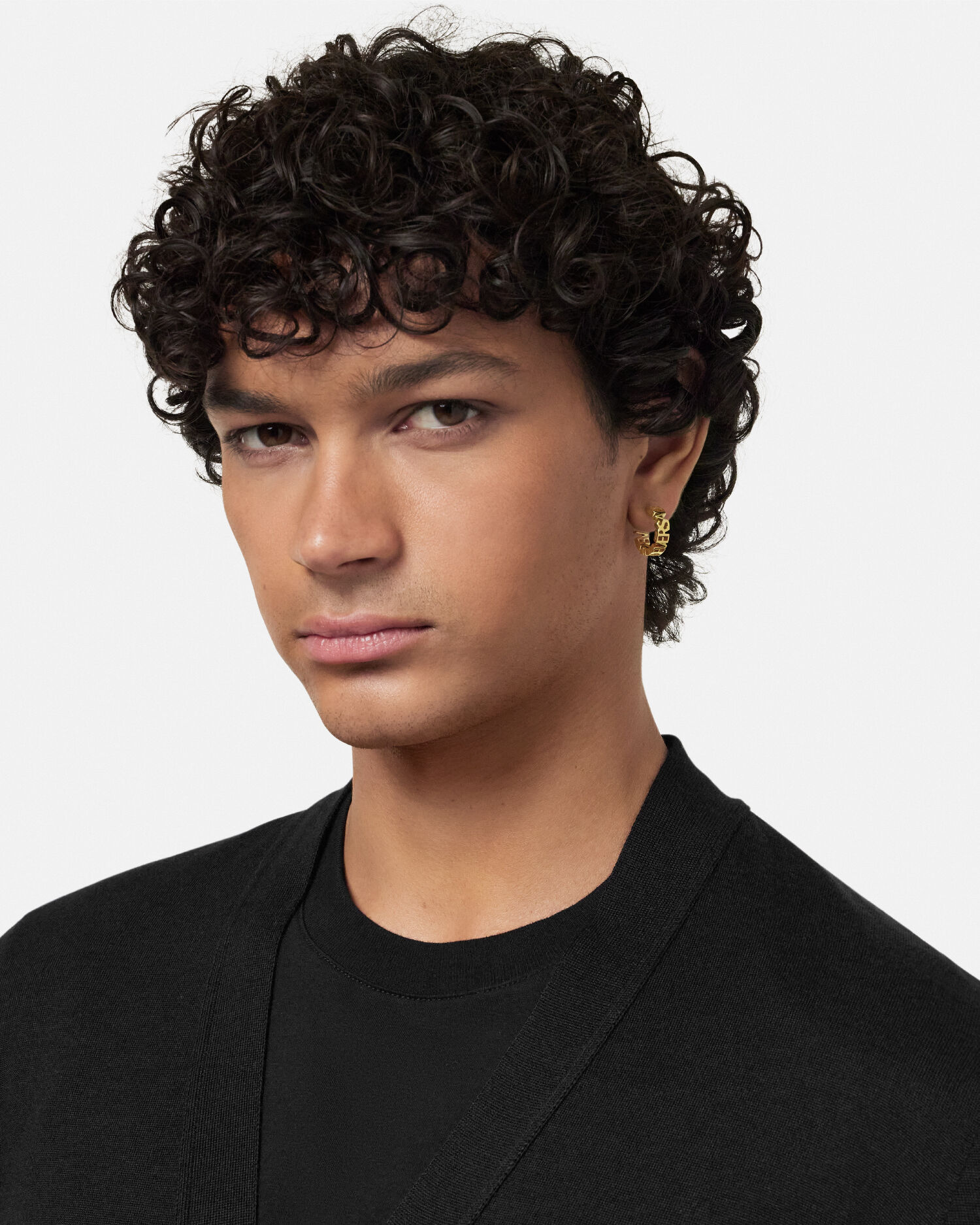 Versace Logo Earrings | VERSACE US