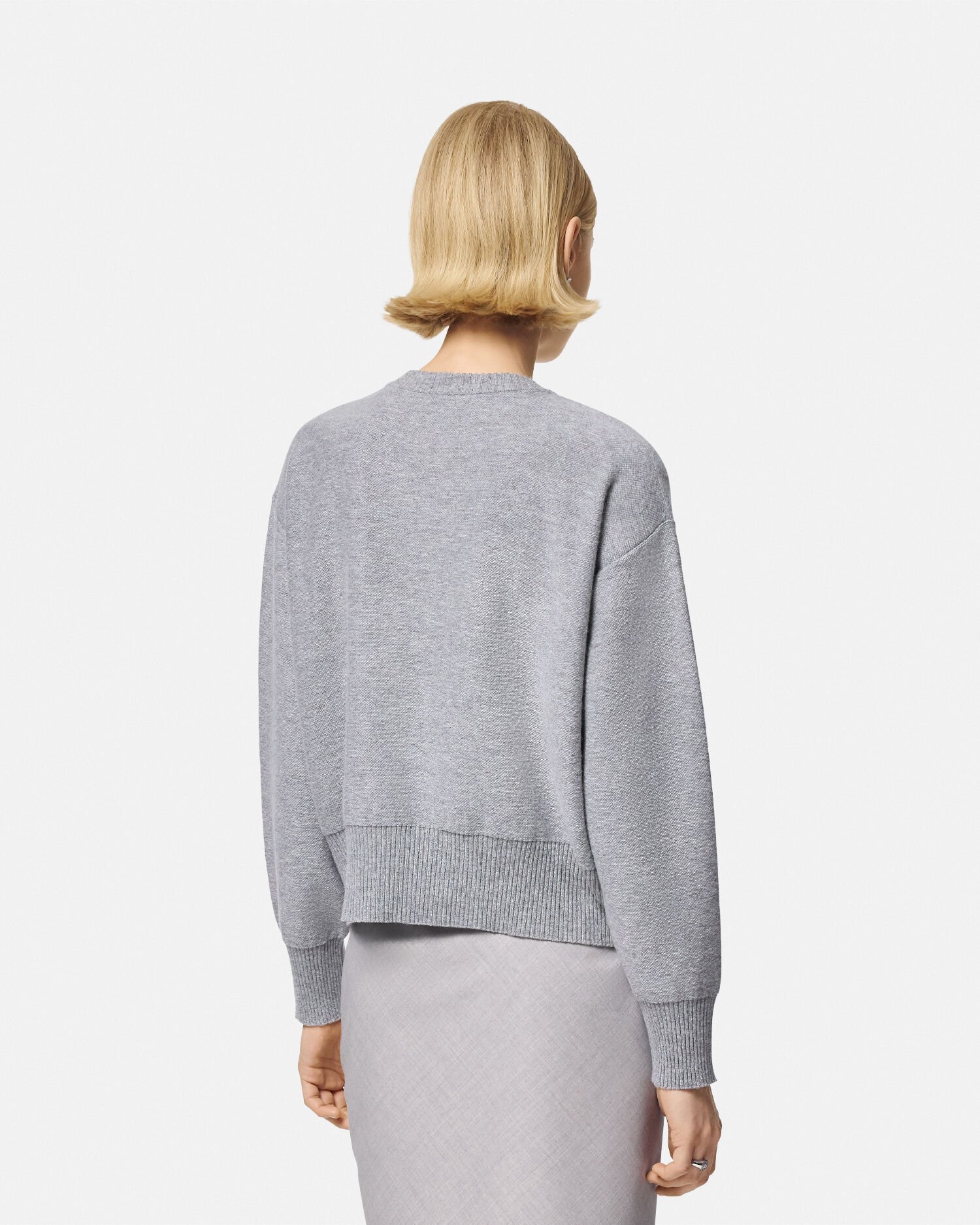 Medusa Wool Blend Knit Towel Jumper