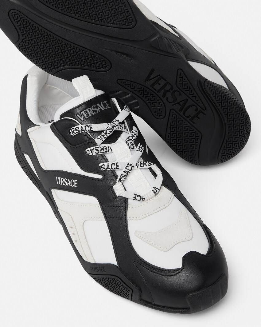 Galaxia Leather Sneakers Black+White 4