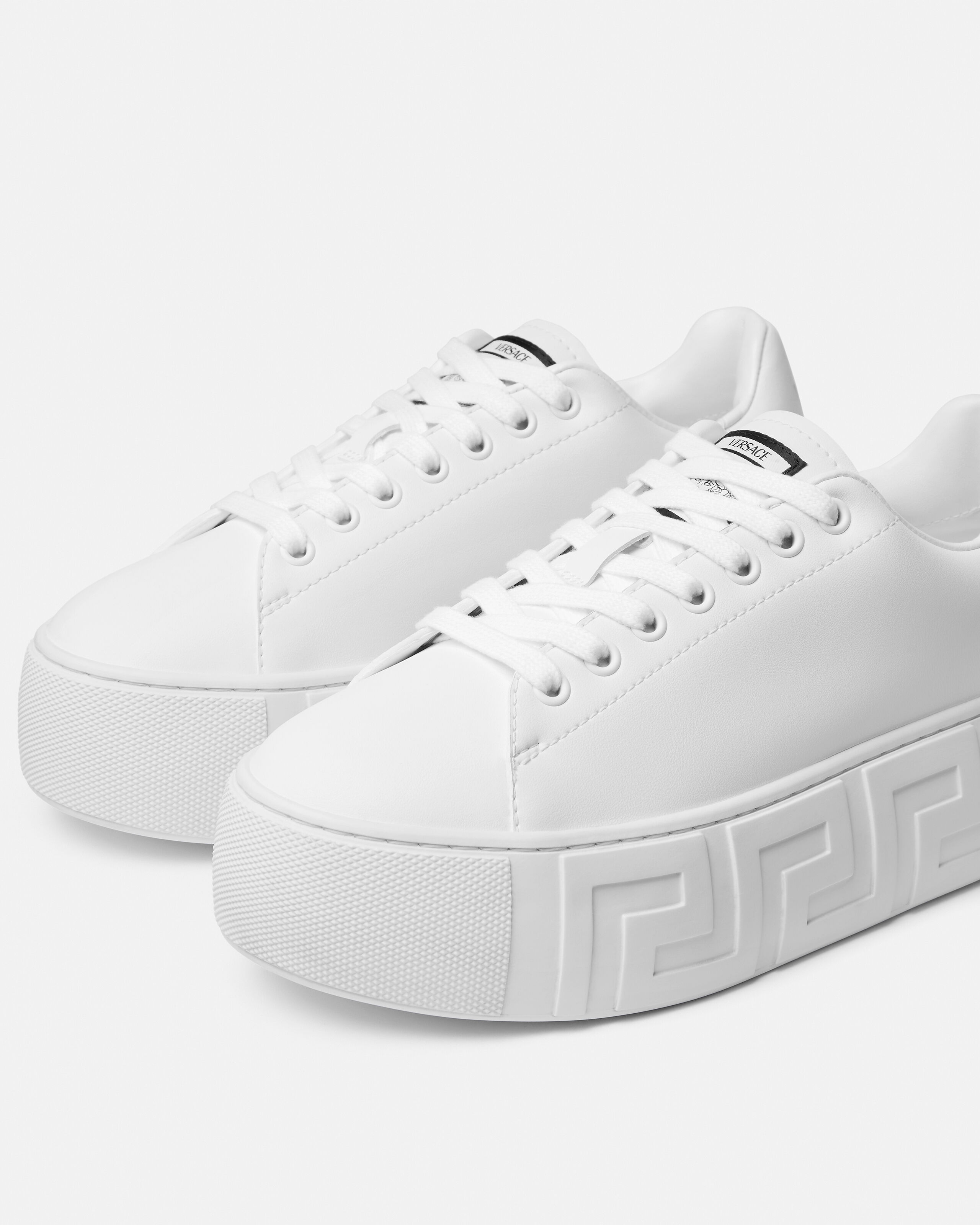 La Greca Platform Sneakers | VERSACE US