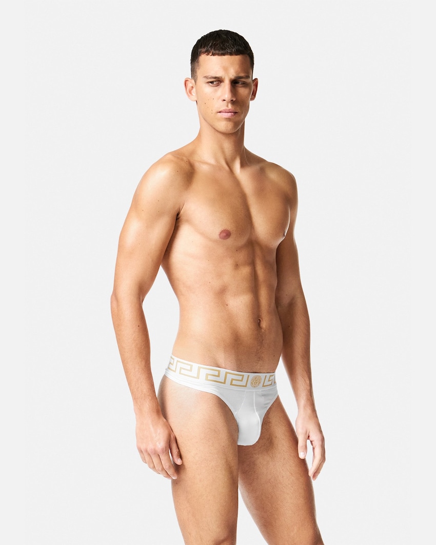 Versace Greca Border Thong for Men Online Store EU