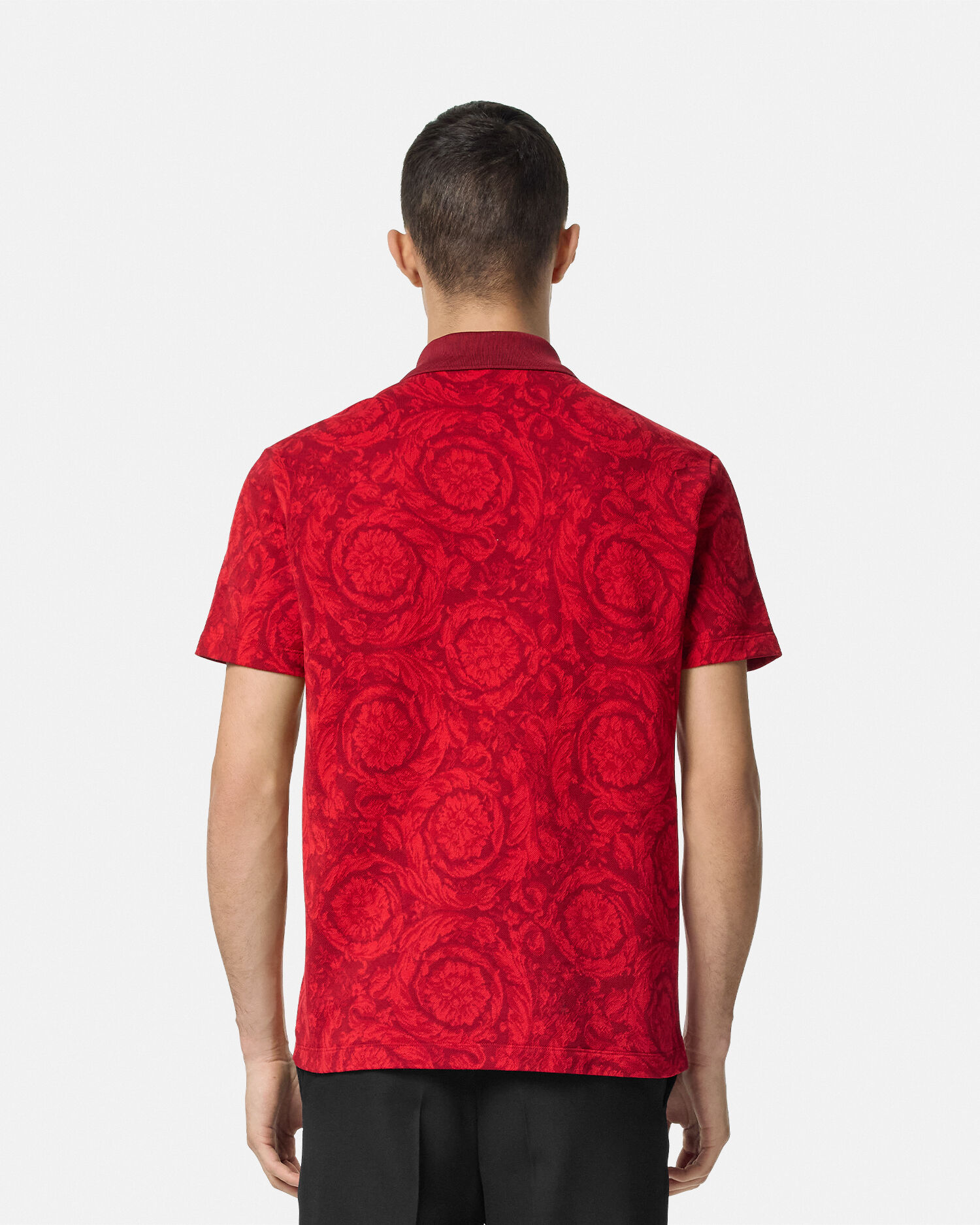 Versace collection red t shirt 2025