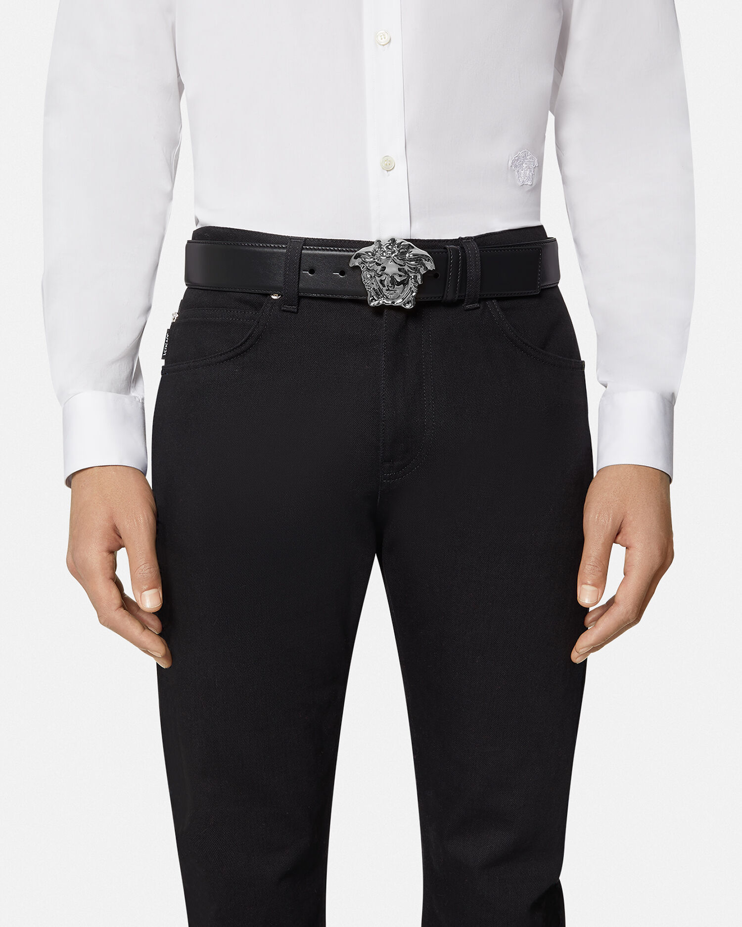Versace dress belt sale