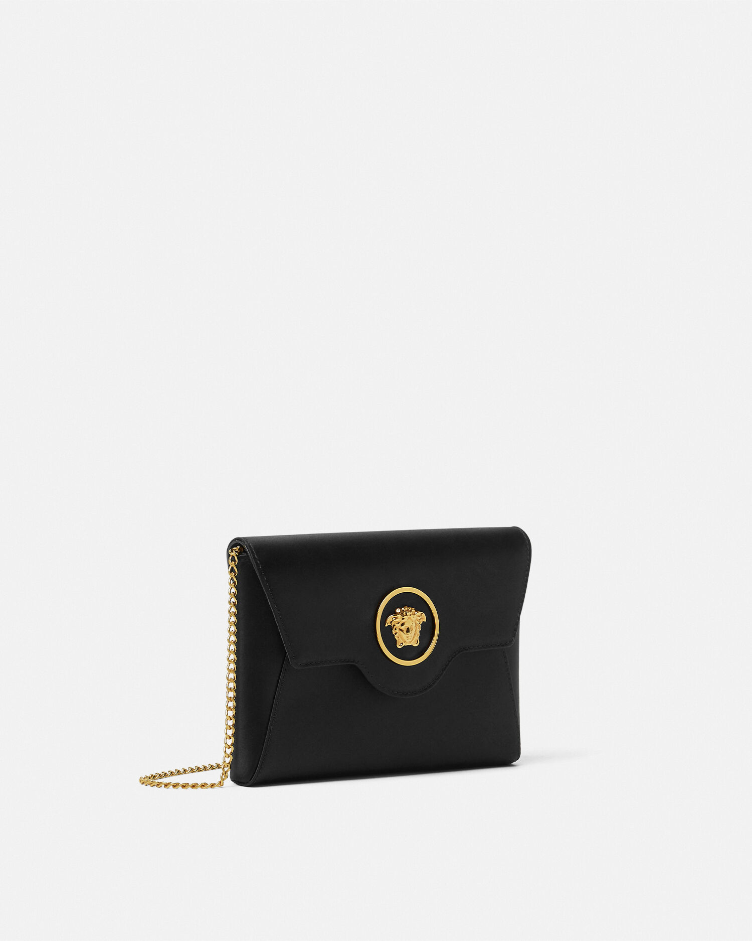 Versace clear clutch 2025