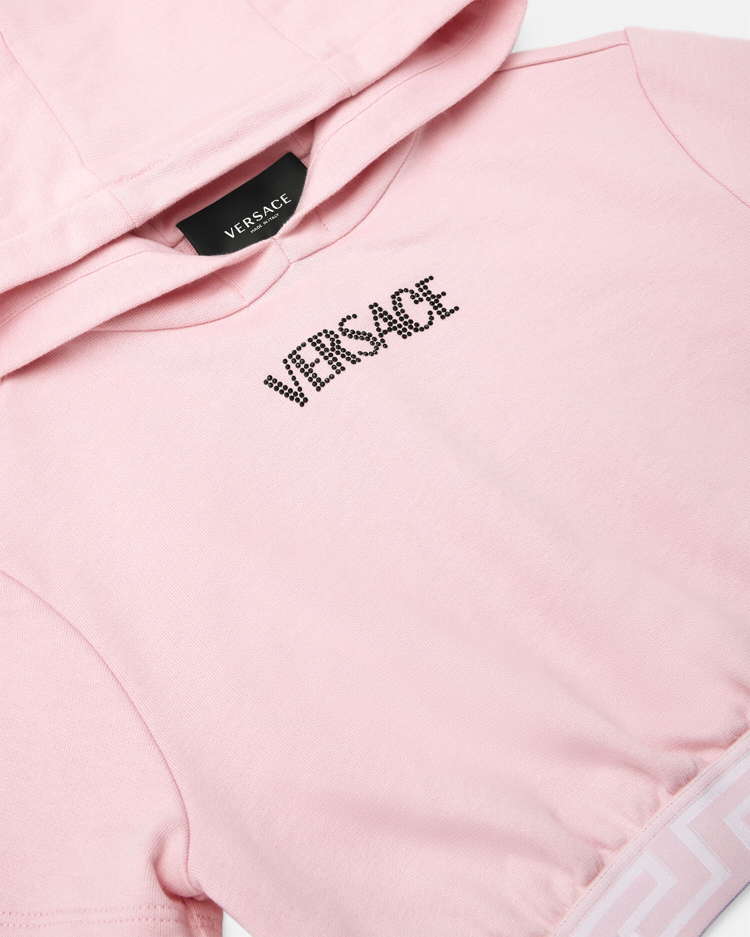 Pink versace hoodie sales