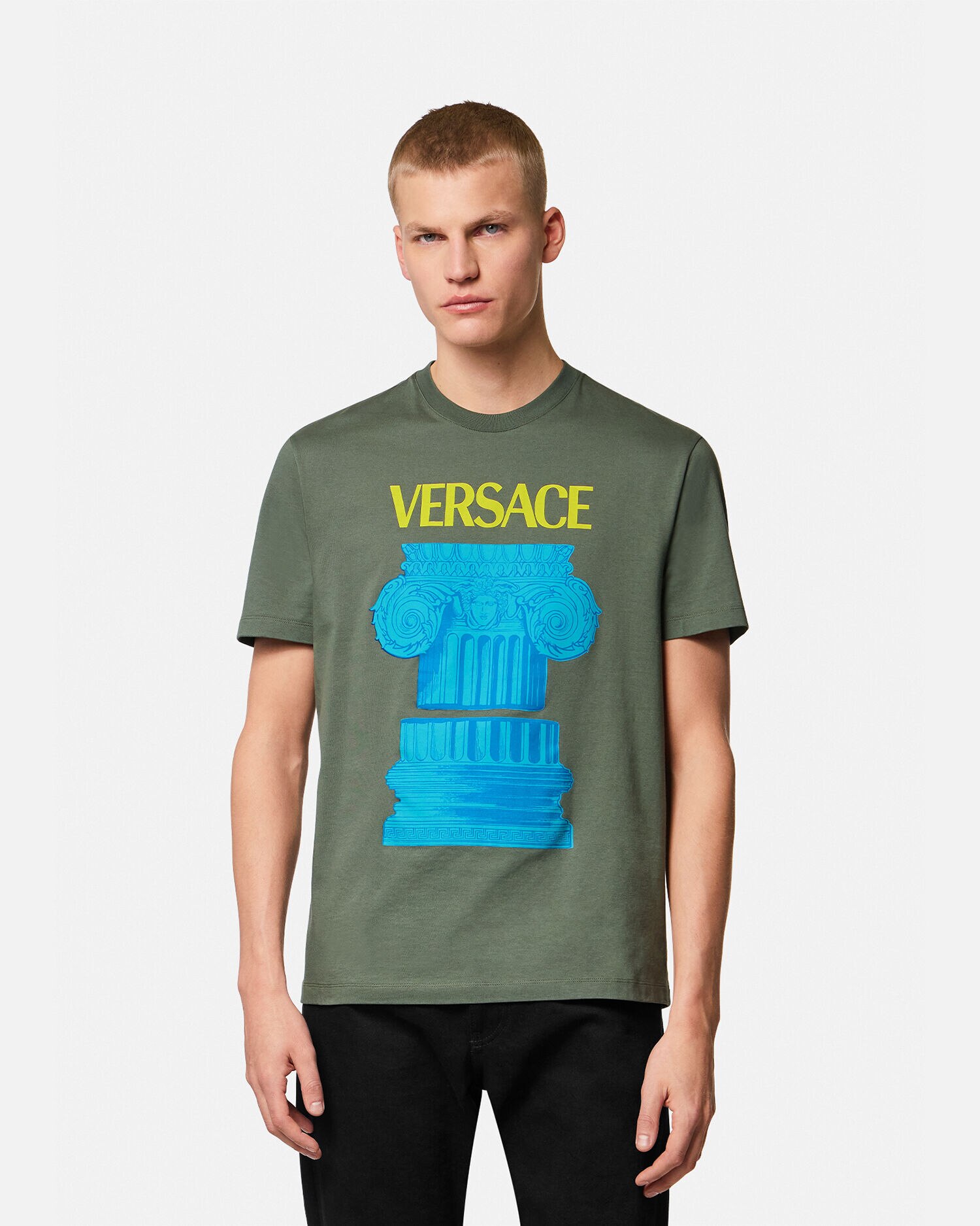 Versace green cheap t shirt