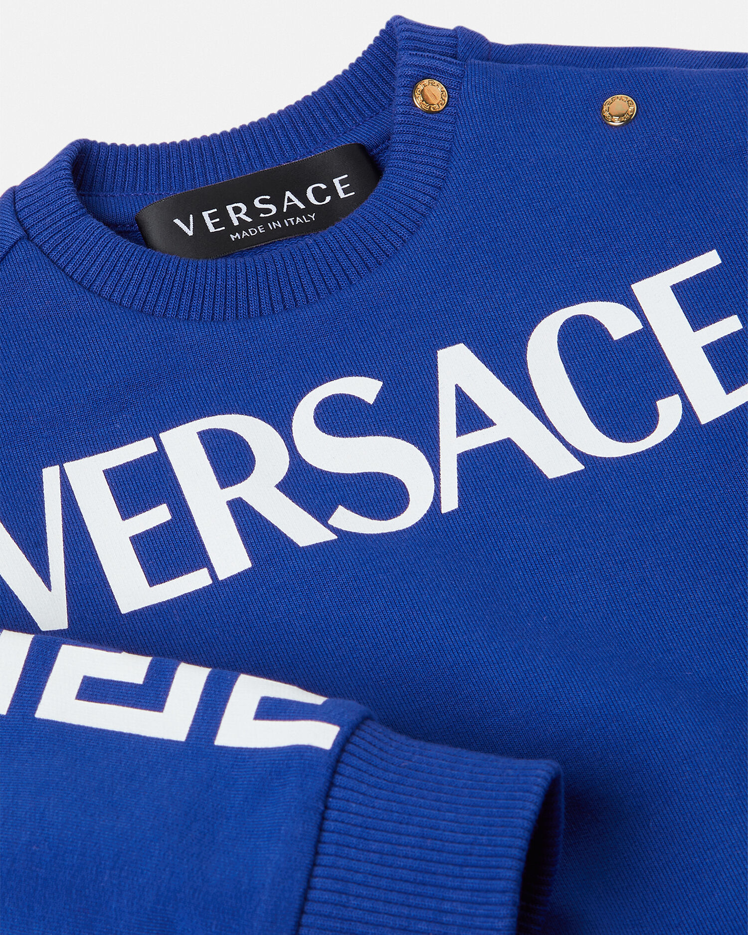 Blue 2025 versace sweatshirt