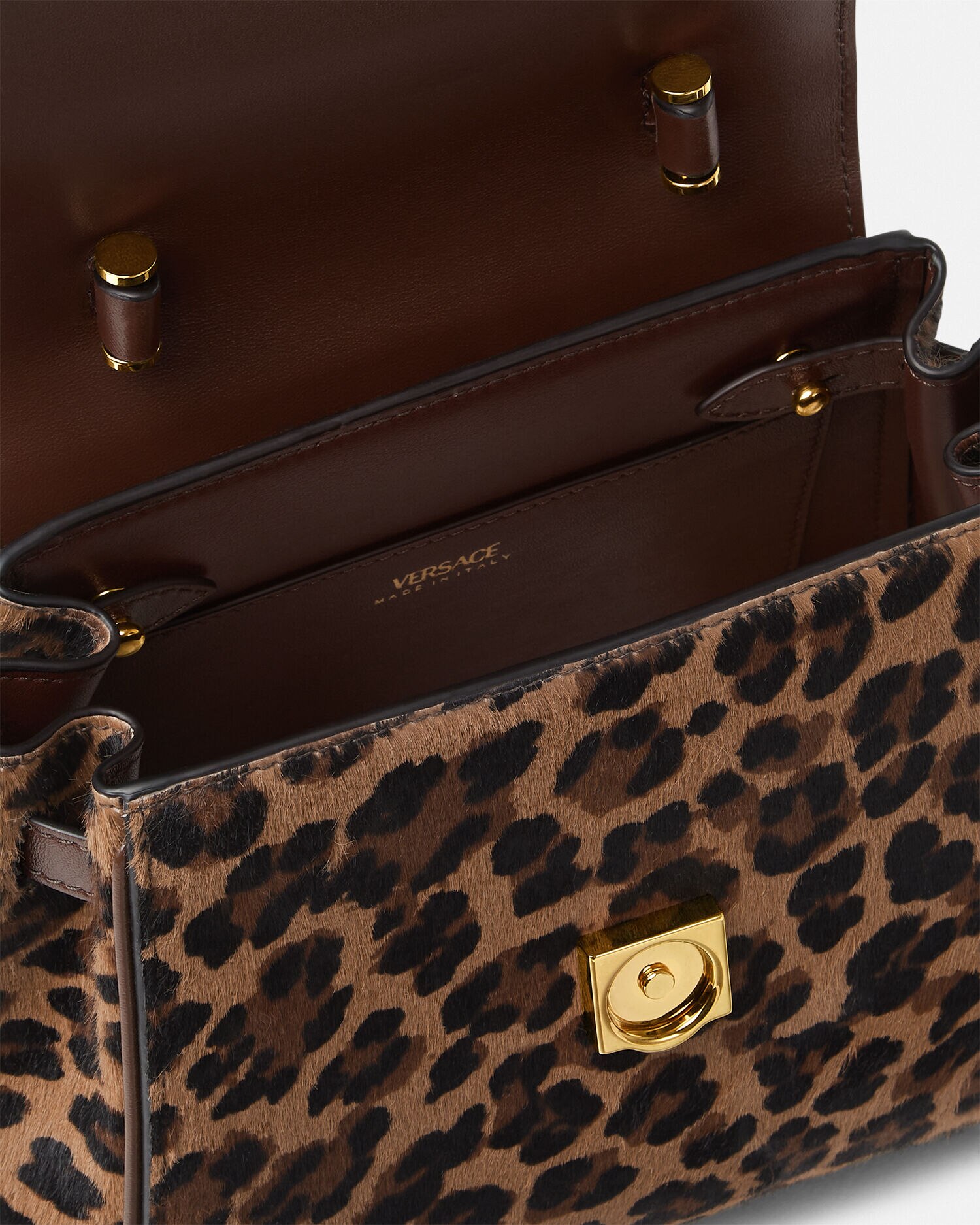 Leopard La Medusa Small Handbag