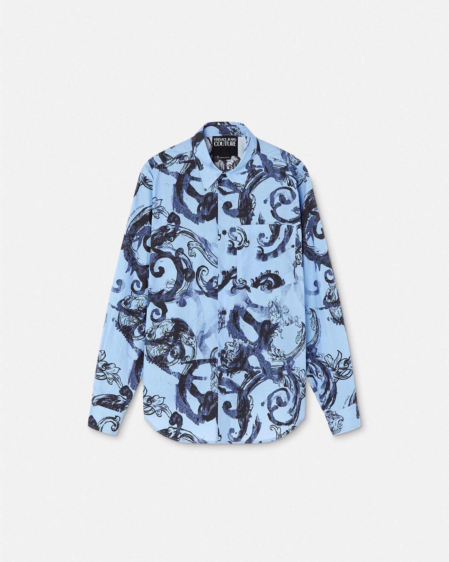 Chemise versace 2025 bleu