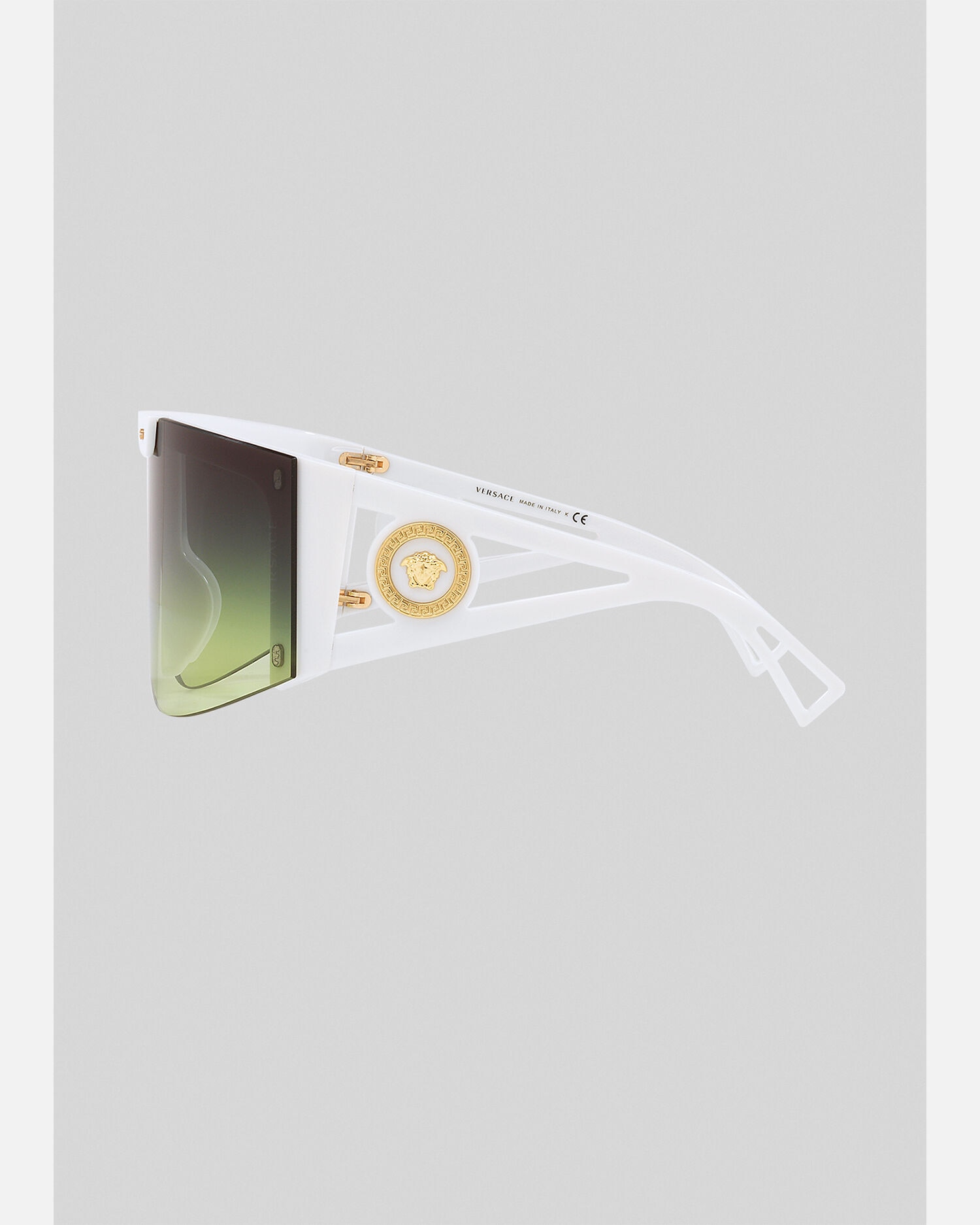 Versace sunglasses white and gold outlet