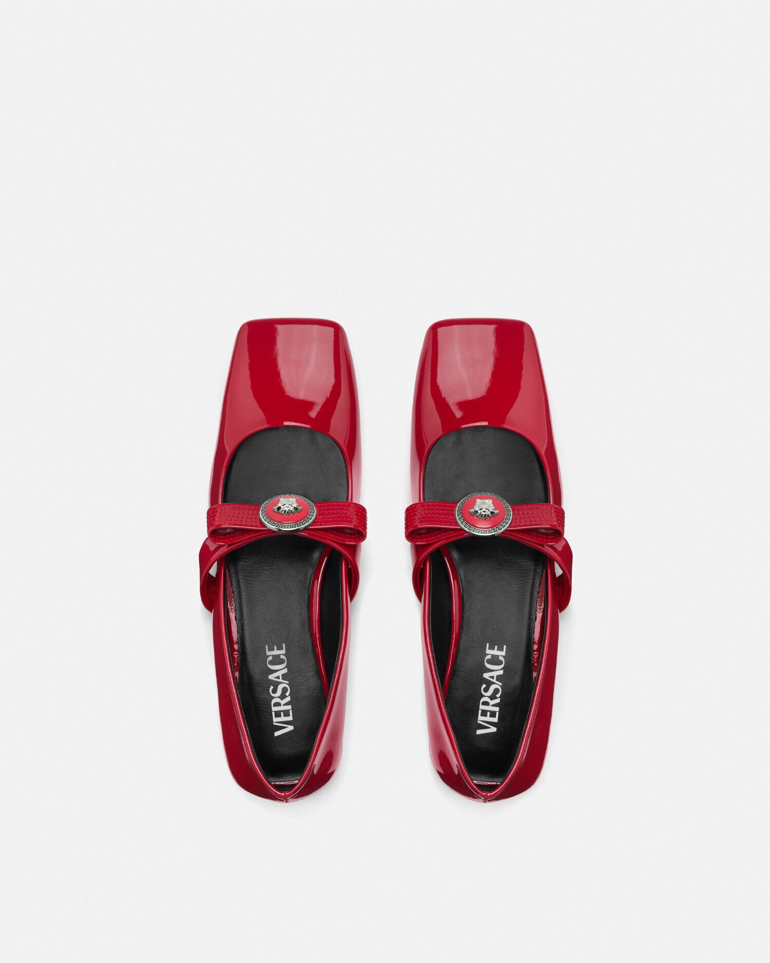 Red versace loafers sales