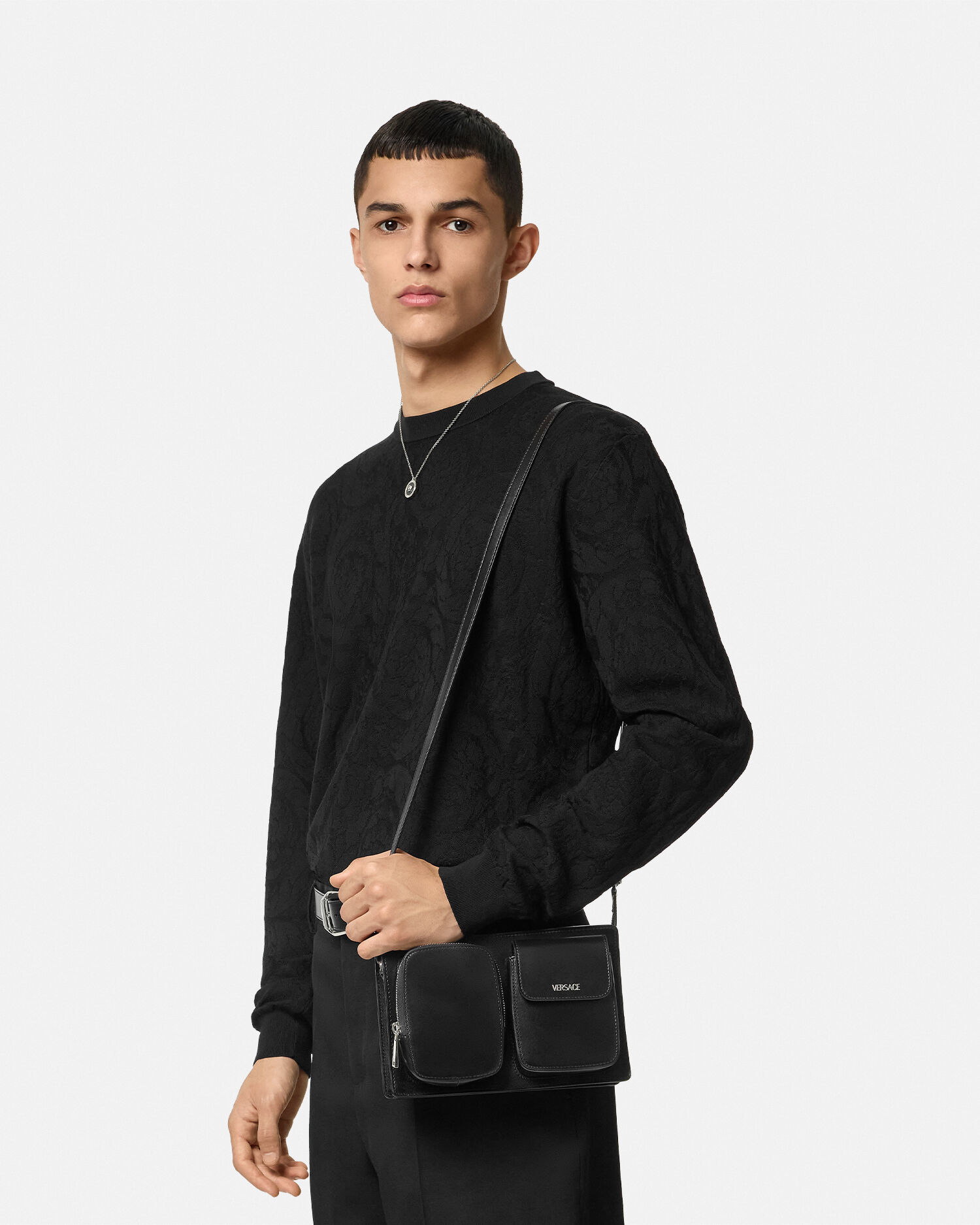 Man bag versace store