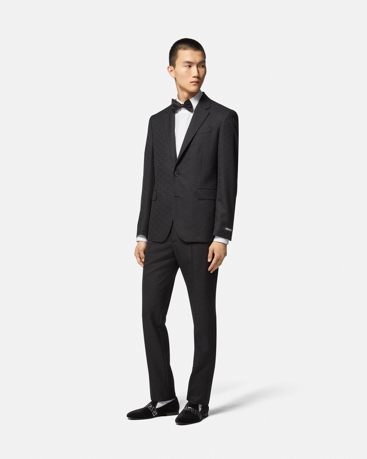 White versace outlet suit